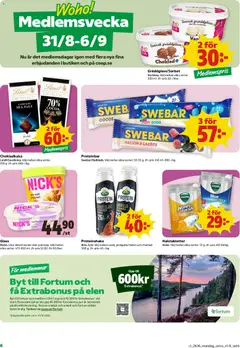 Coop Daglivs erbjudanden - Förhandsvisning av reklamblad från butik Coop Daglivs aktuell från 31/08/2026 | Sida: 6 | Produkter: Lakrits, Lindt, Galler, Socker