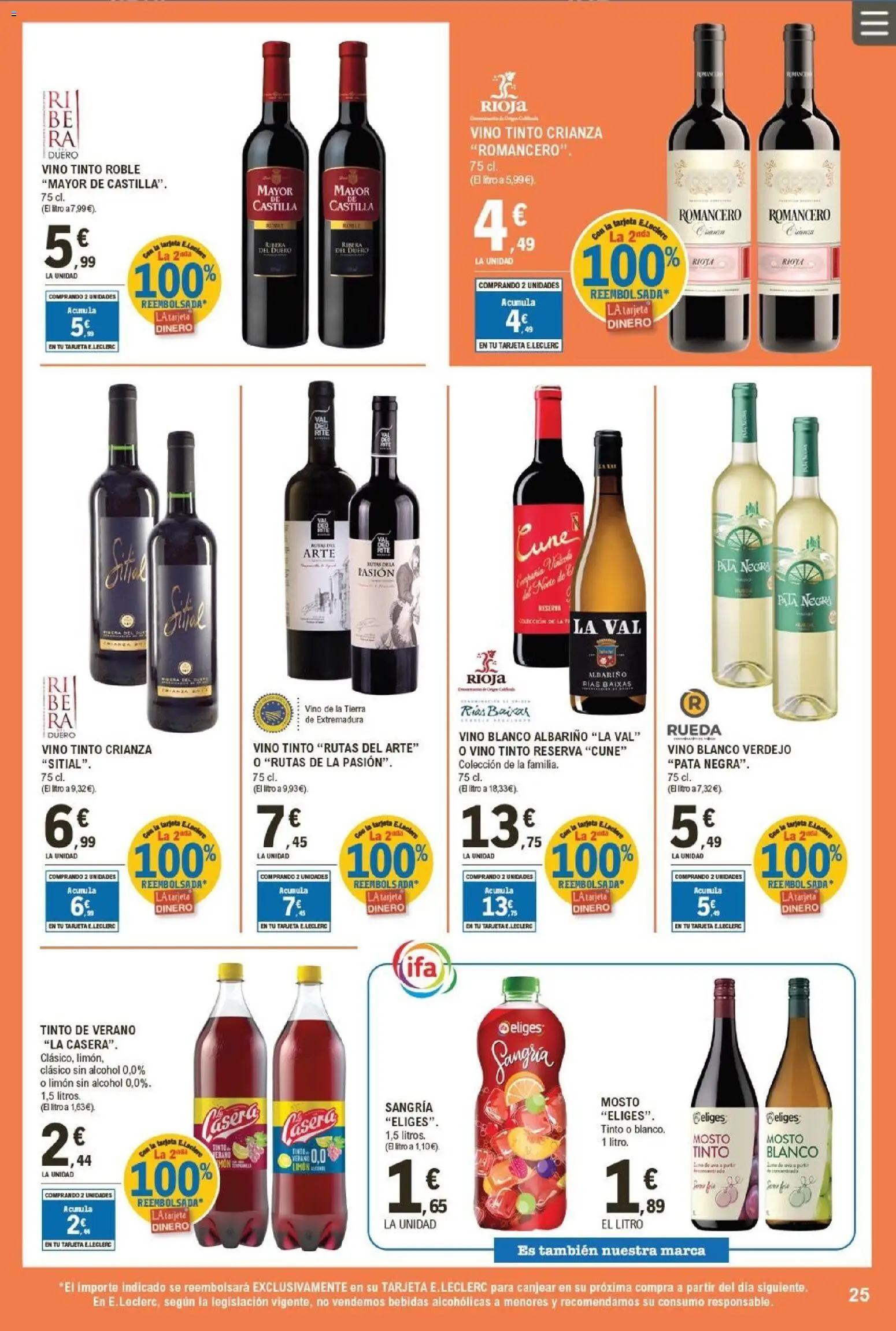 E.Leclerc folleto │ válido desde el 04.05.2026 | Página: 25 | Productos: Vino