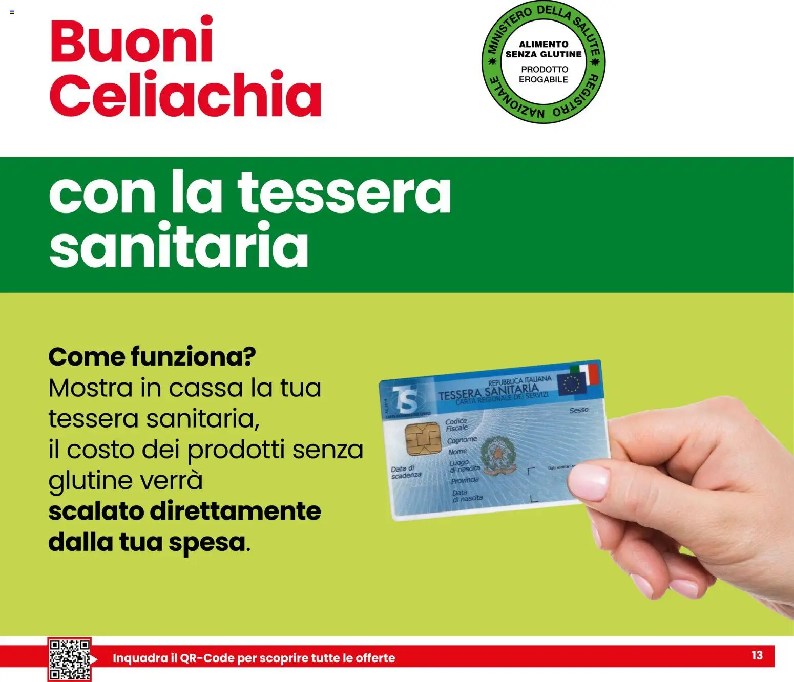 Volantino Eurospar del 29/10/2026 | Pagina: 13 | Prodotti: Senza glutine, Data