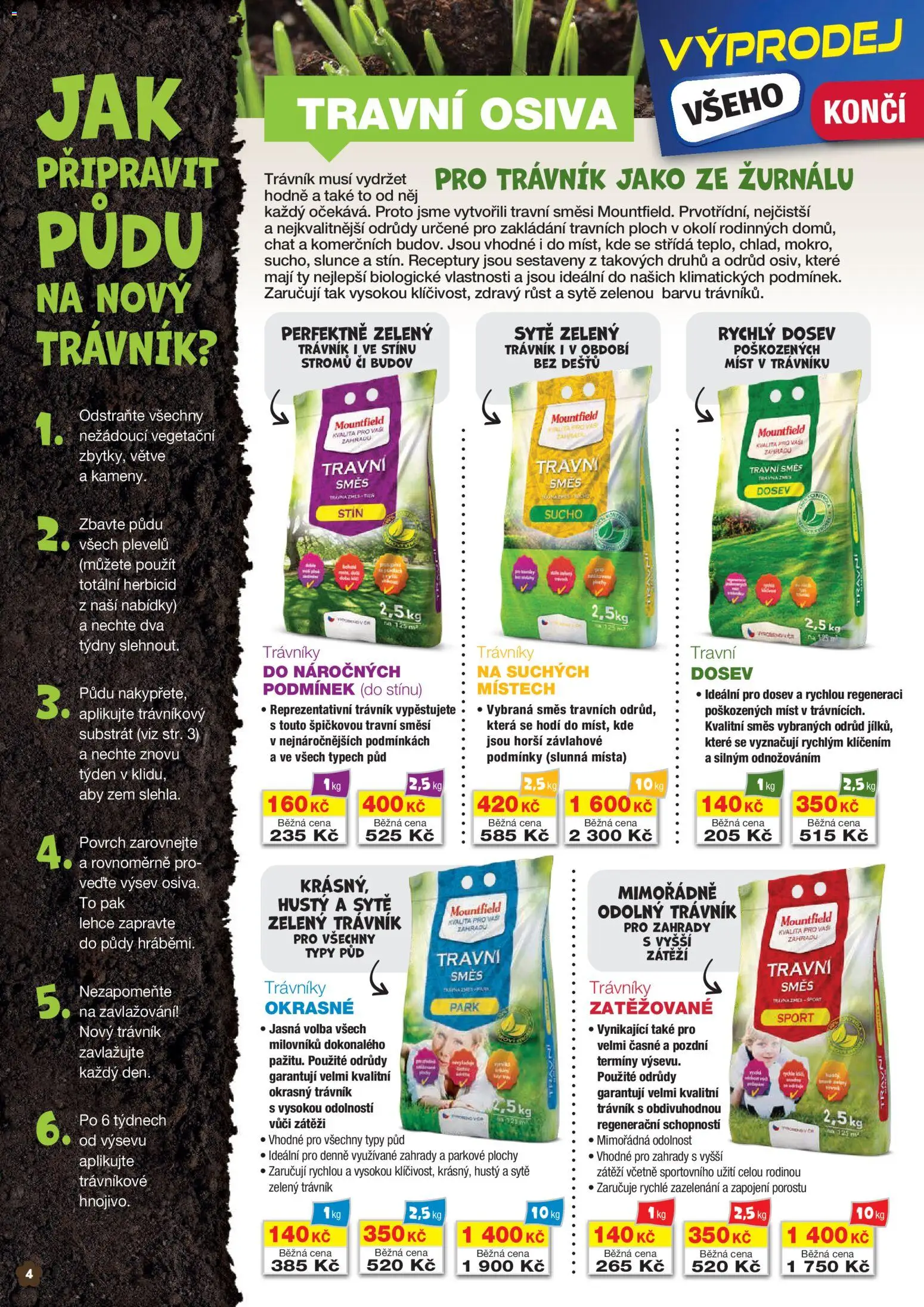 Mountfield leták od 01.03.2026 | Strana: 4 | Produkty: Substrát