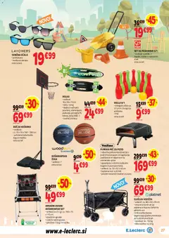 E.leclerc katalog akcije – veljaven od 01.07.2026 | Stran: 27 | Izdelki: Teza, Baterije, Kos, Ocala