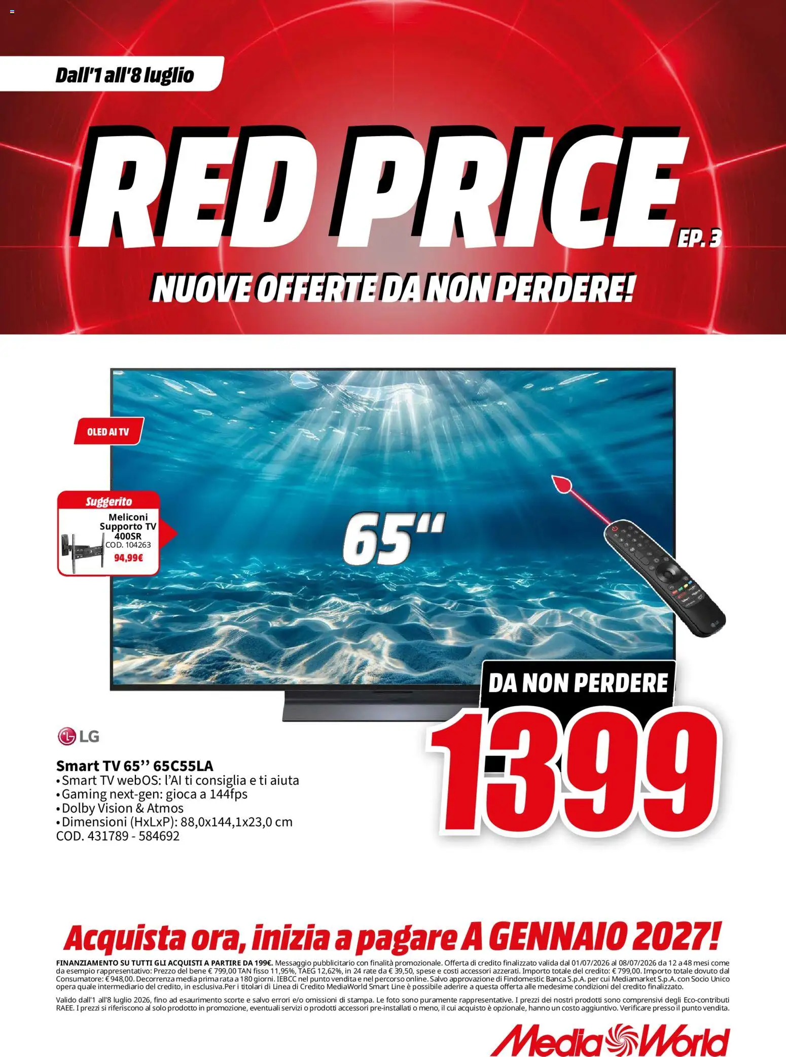Volantino Media World del 01/07/2026 | Pagina: 4