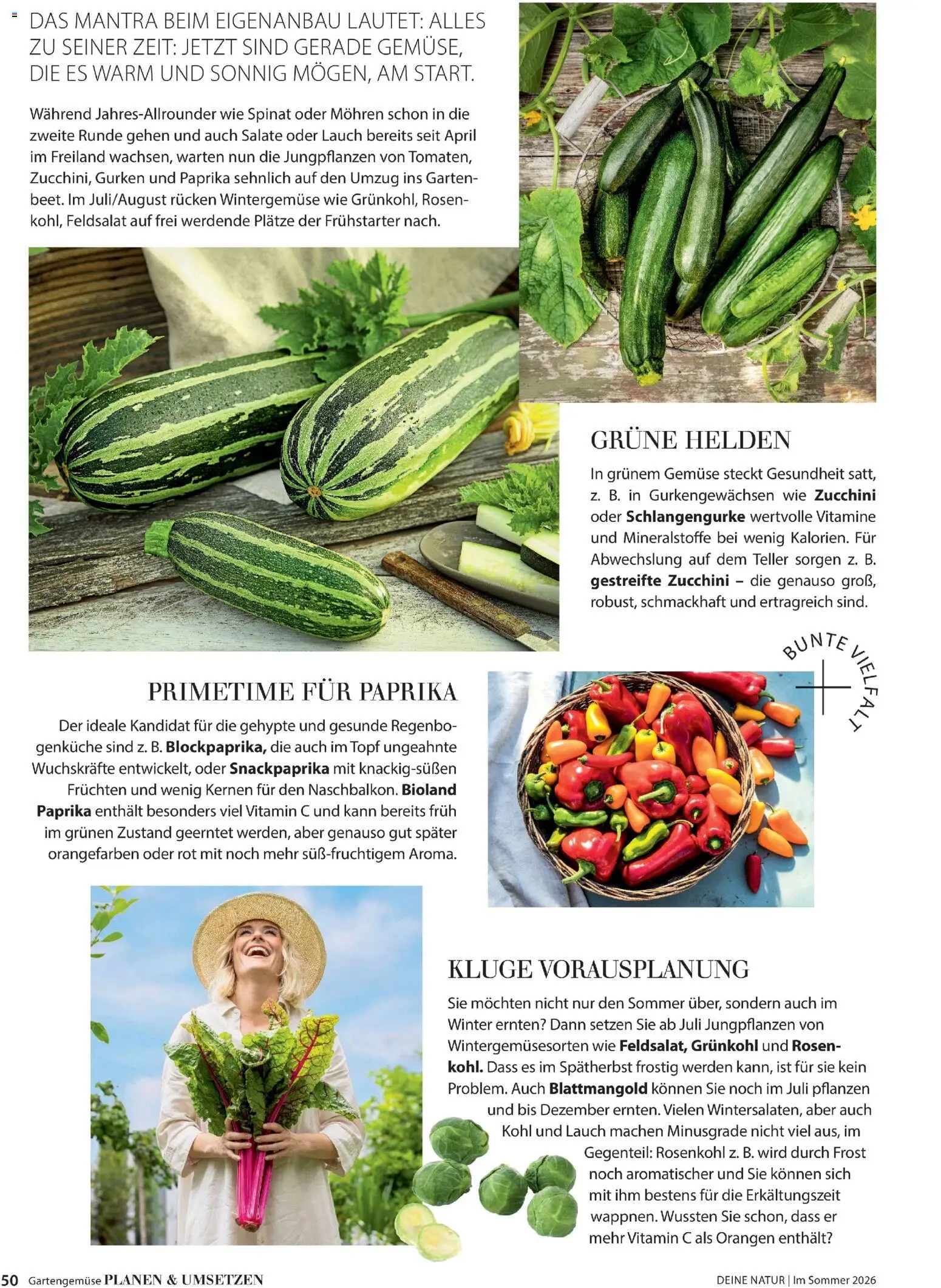 Dehner Prospekt 	 – gültig ab 17.04.2026 | Seite: 50 | Produkte: Orangen, Mohren, Gemüse, Paprika