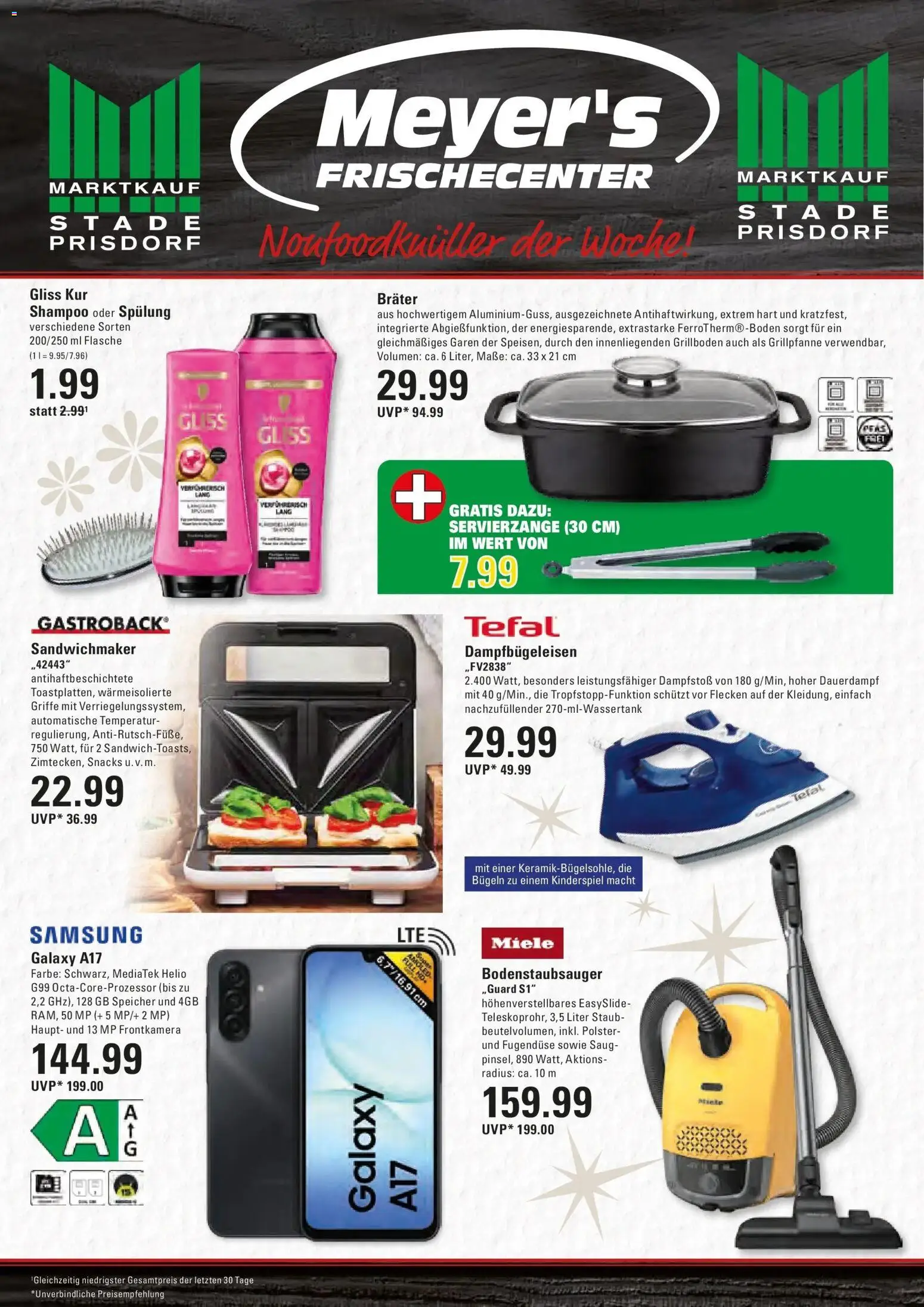 Marktkauf Prospekt Stade (ab 12.10.2026) » Angebote online | Seite: 16 | Produkte: Miele, Sandwichmaker, Spülung, Samsung