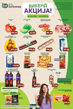 Europrom katalog Викенд акција - pregled Europrom kataloga - važi od 29.05.2026