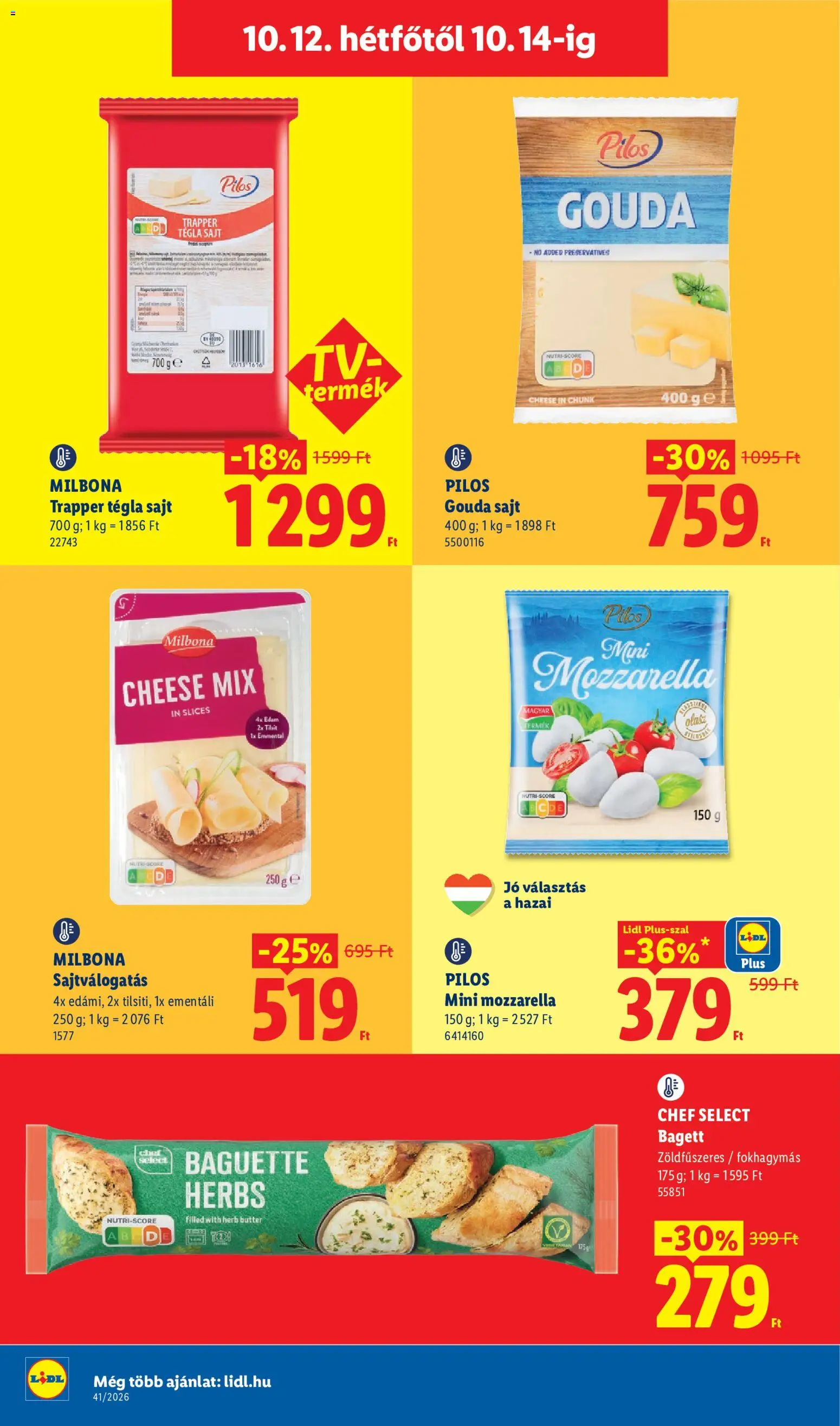 Lidl akciós ujság - amely érvényes a következő dátumtól: 2026.10.08. | Oldal: 68