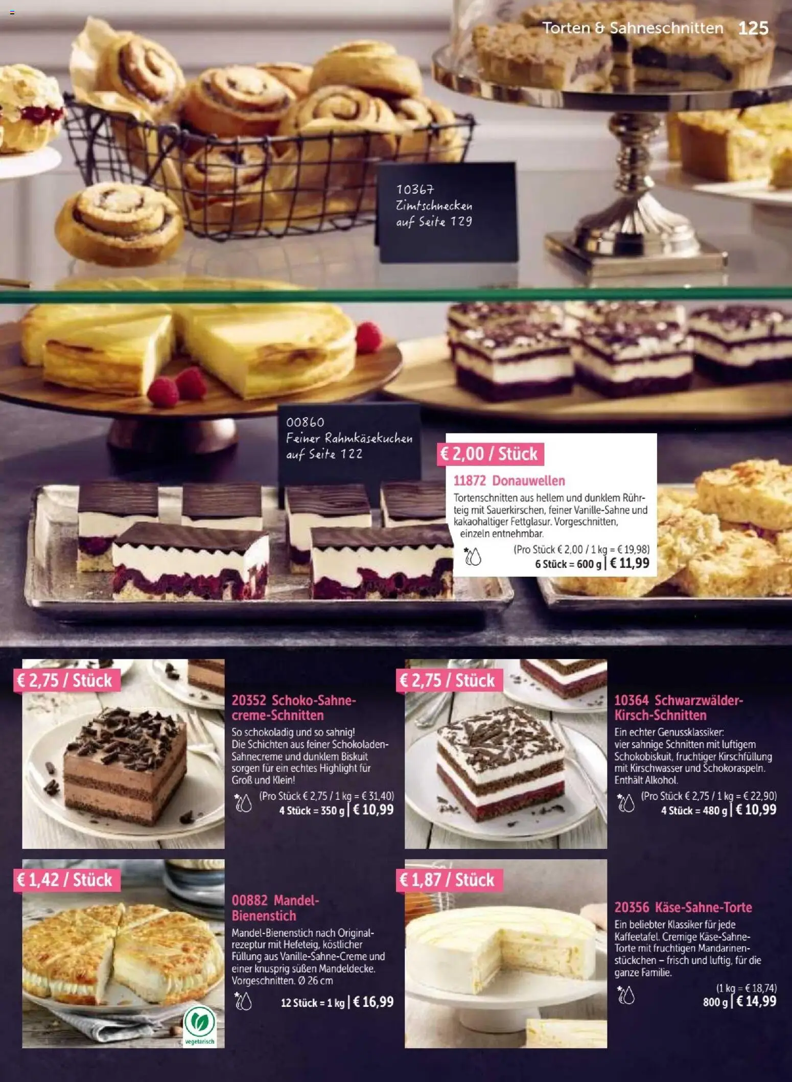 Bofrost Katalog – gültig ab 07.09.2026 | Seite: 125 | Produkte: Mandarinen, Alkohol