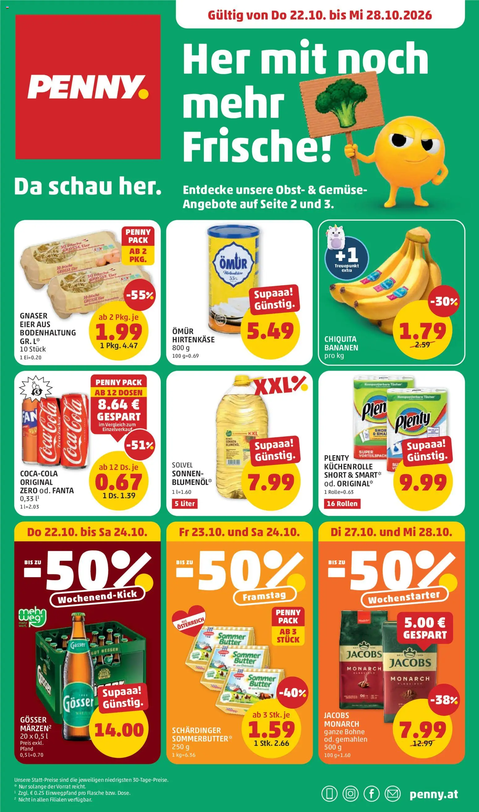 Penny Markt Flugblatt gültig ab 22.10.2026 | Seite: 1