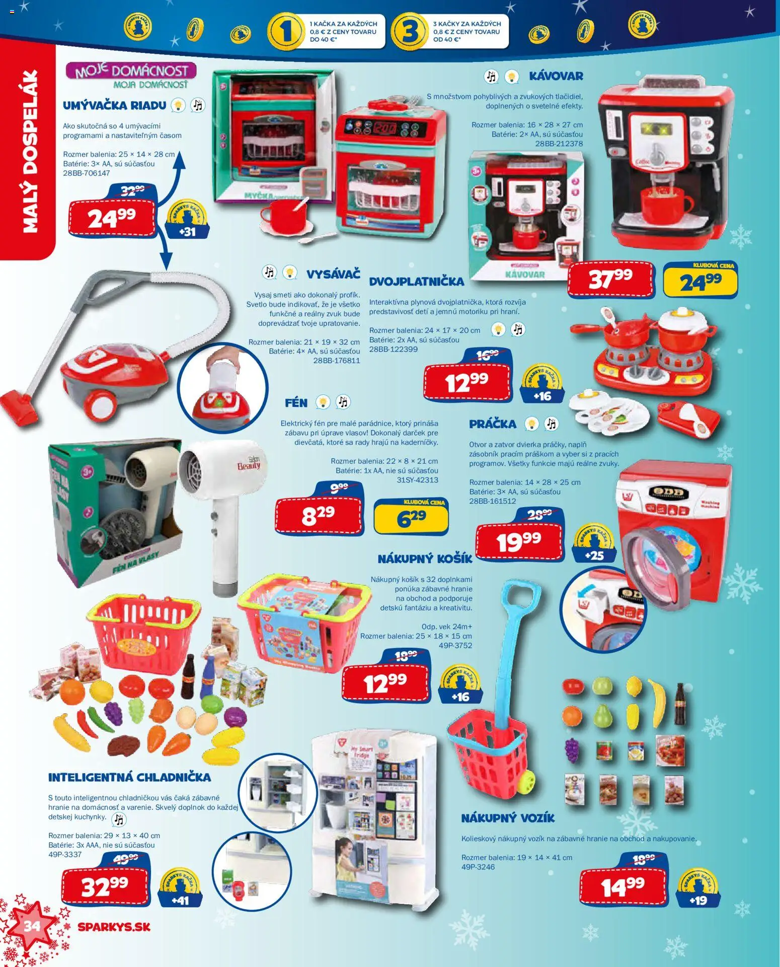 Nové ALLTOYS akcie – leták je platný od 06.10.2026 | Strana: 34 | Produkty: Svetlo, Chladnička, Kávovar, Umývačka