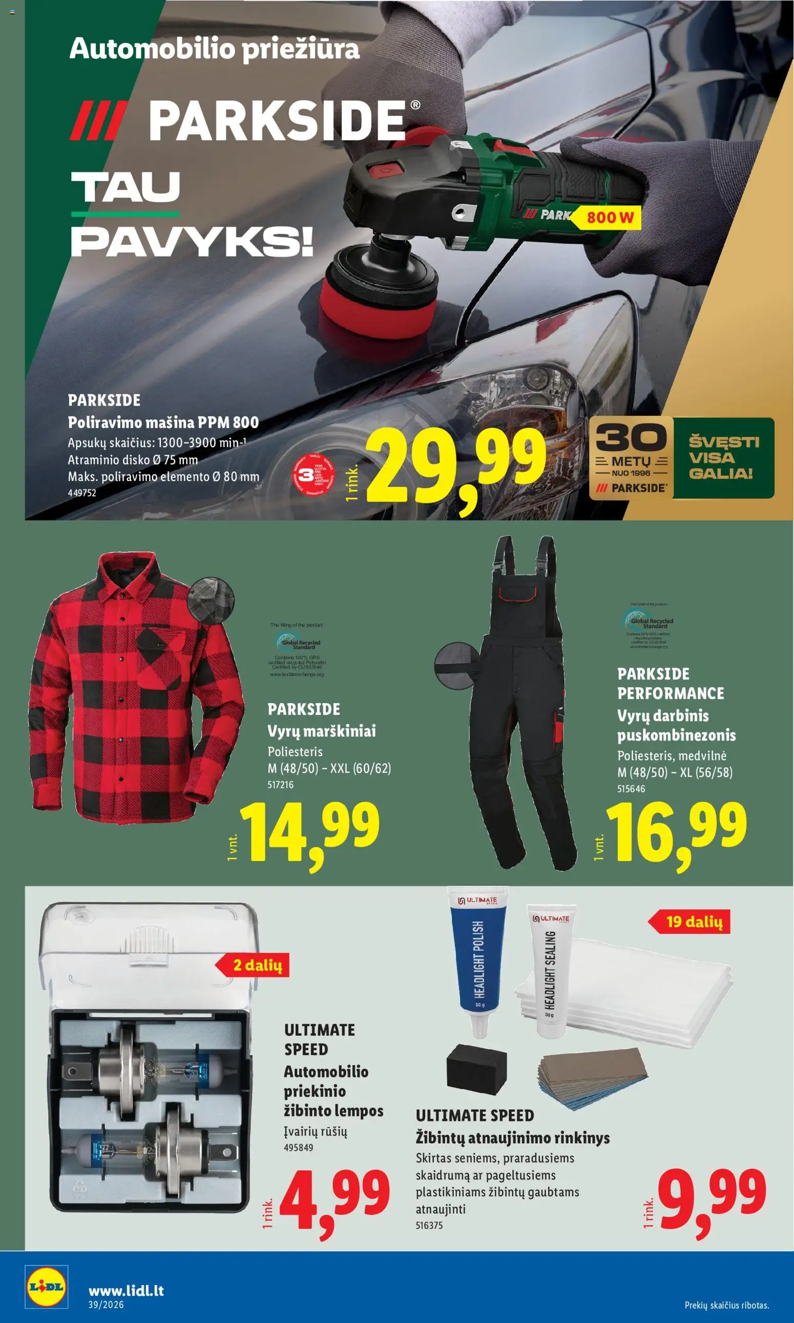 LIDL akcijos nuo 2026.09.21 | Puslapis: 14