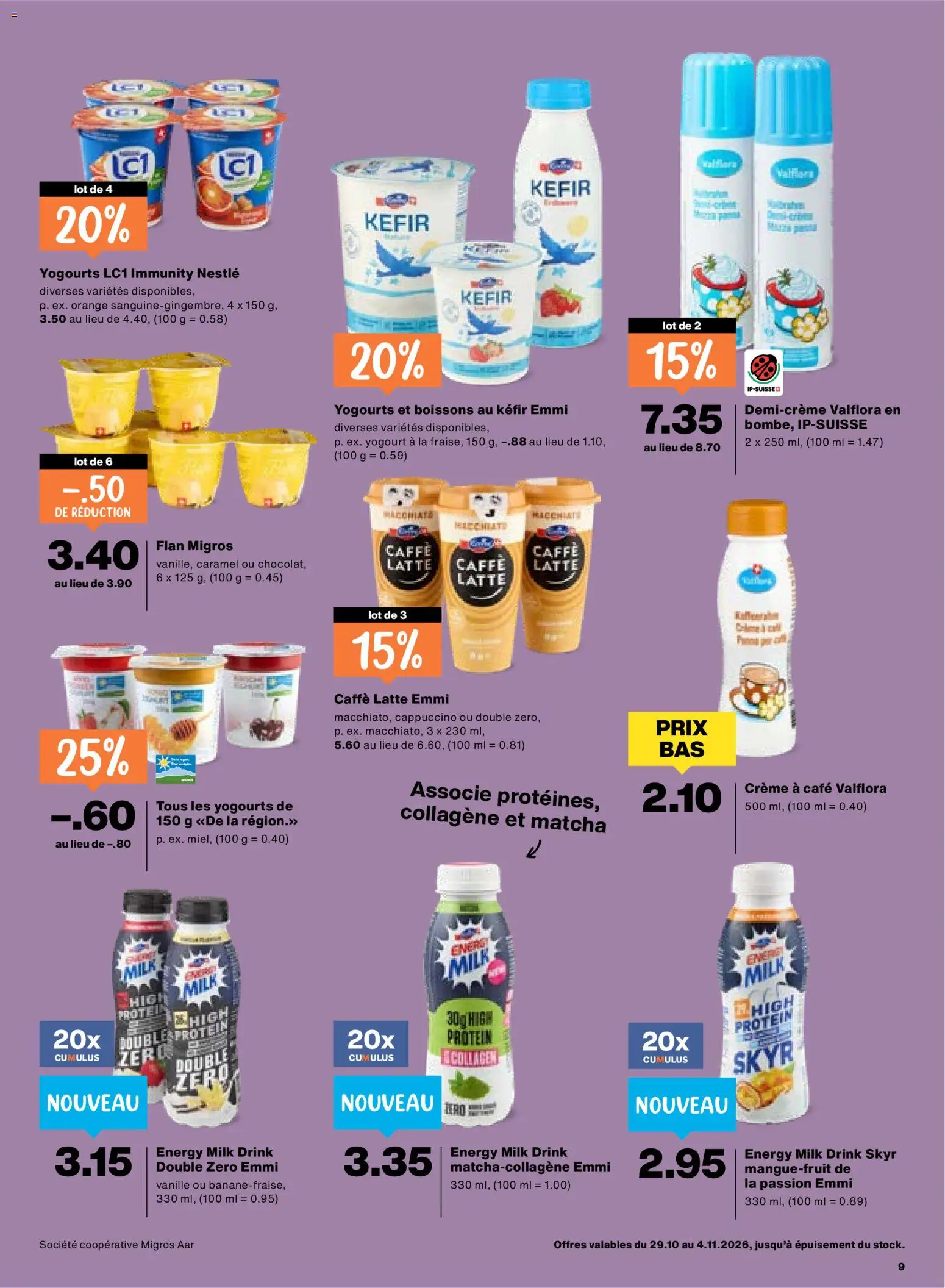 Migros aktionen FR – gültig ab 29.10.2026 | Seite: 9