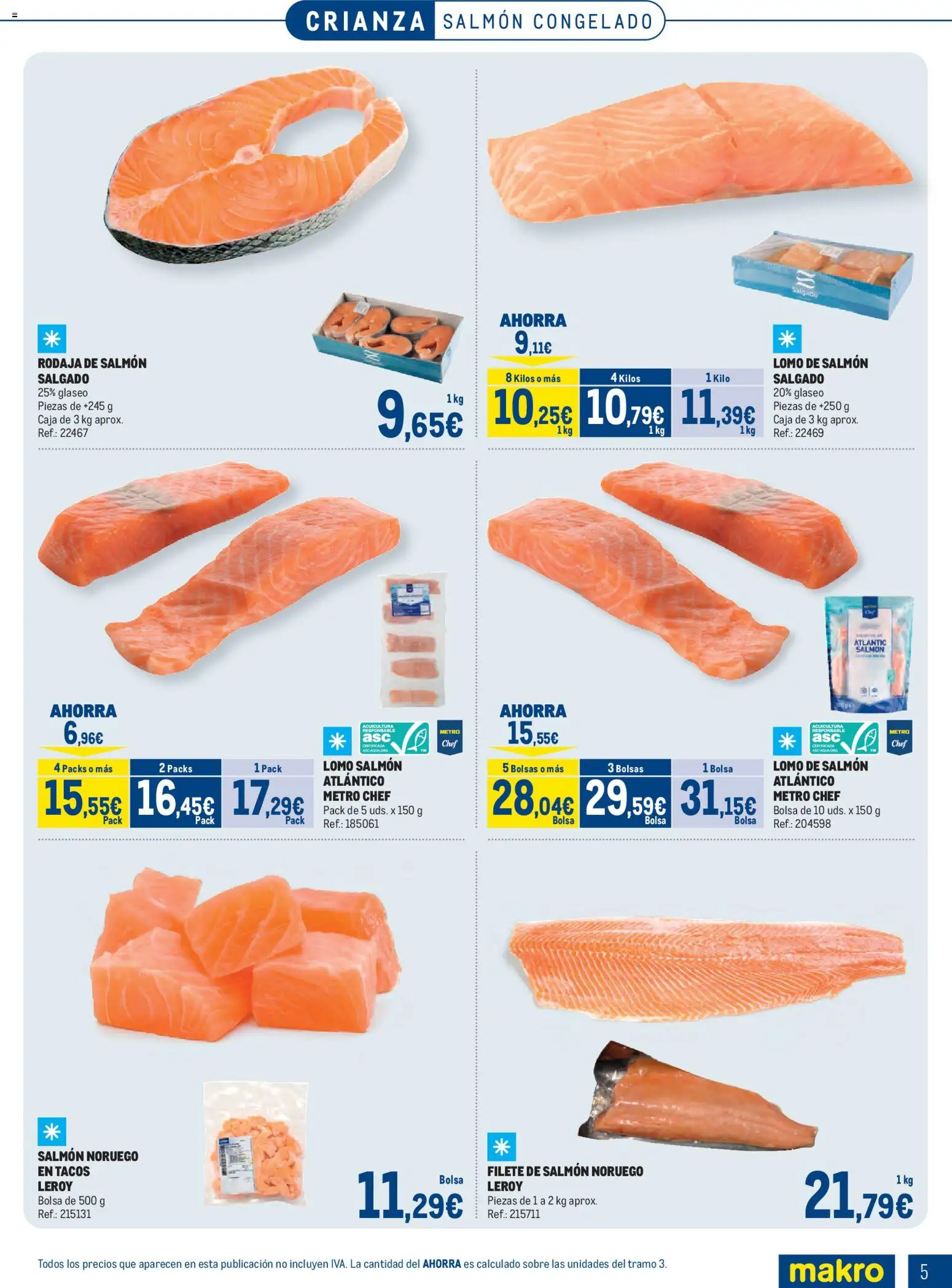 Makro Pescados │ válido desde el 06/07/2026 | Página: 5 | Productos: Tacos, Bolsa, Παιχνίδια, Caja