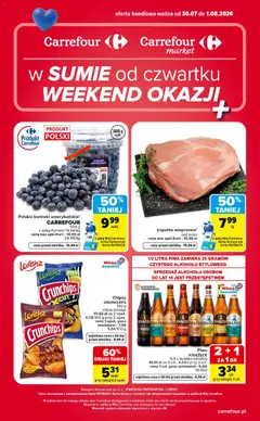 Pogląd oferty "Carrefour gazetka - Weekend okazji" - ważna od 30.07.2026