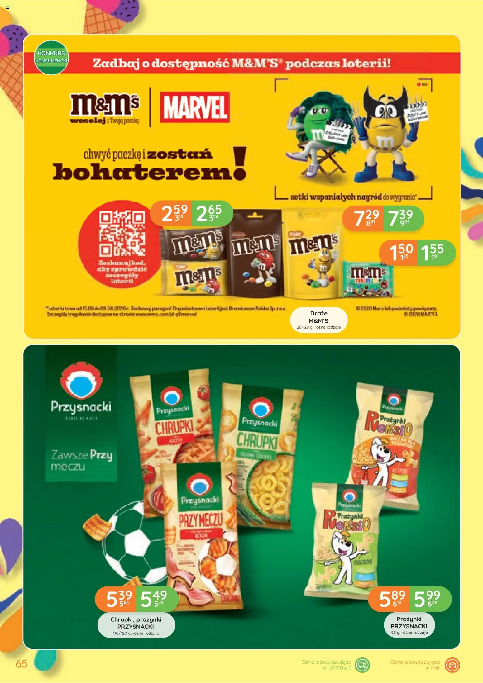 Eurocash gazetka od 25.06.2026 | Strona: 65 | Produkty: Chrupki, M&M's