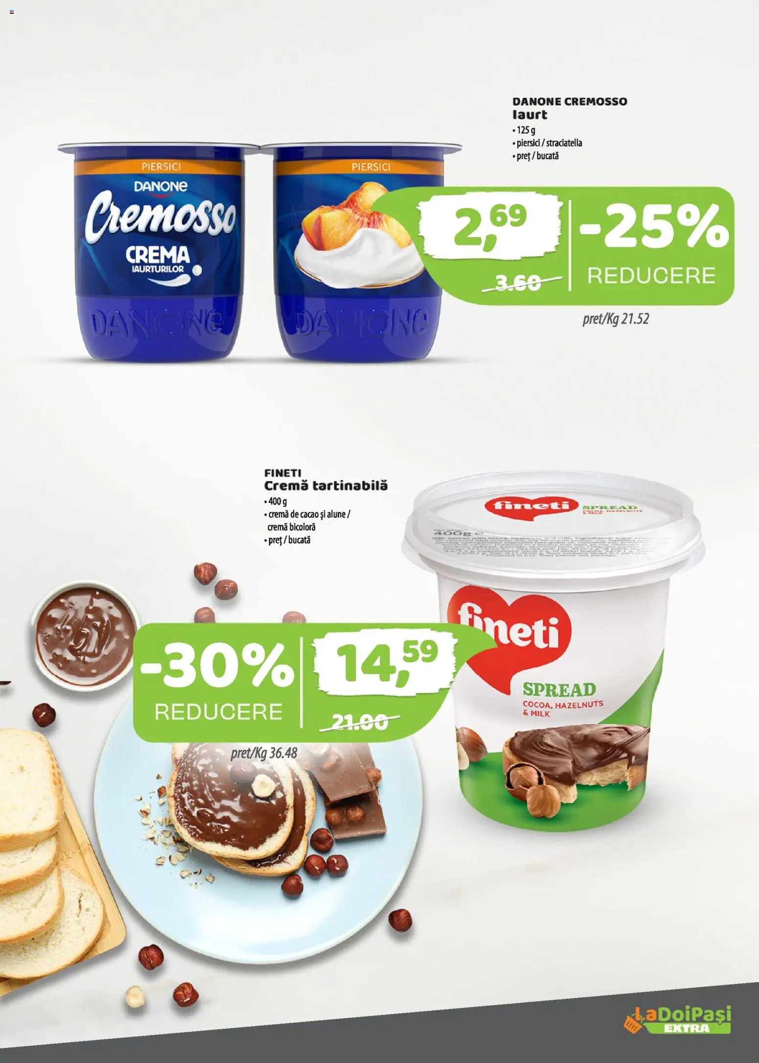 Noul catalog LaDoiPași – valabil de la 16.05.2026 | Pagină: 5 | Produse: Alune, Cremă, Cacao, Cremă tartinabilă