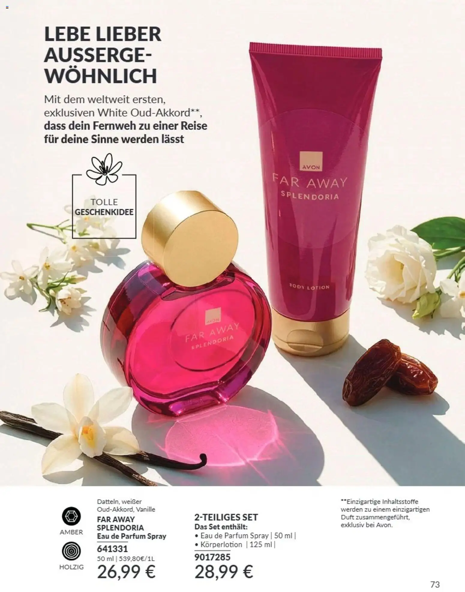 AVON Katalog August 2026 – gültig ab 08.08.2026 | Seite: 73 | Produkte: Parfüm, Vanille, Body Lotion, Körperlotion