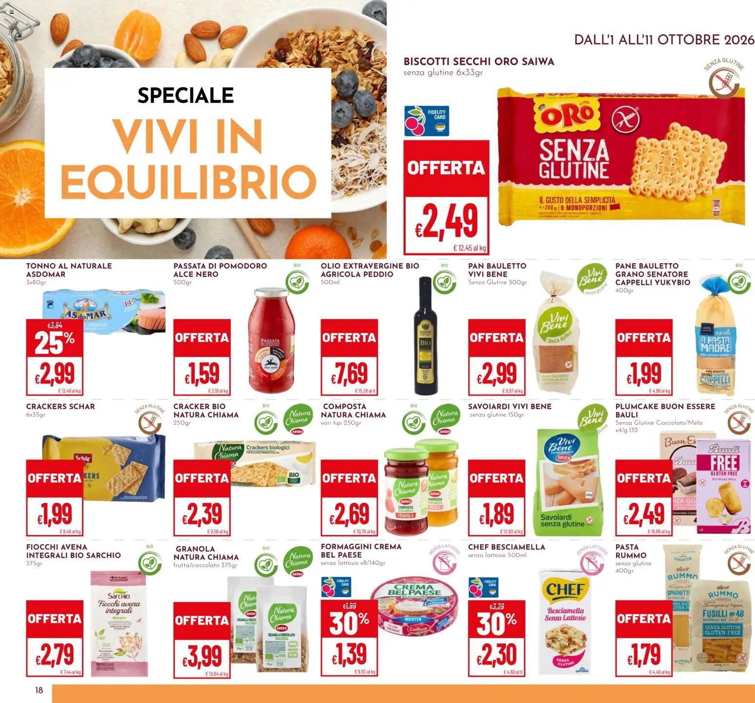Volantino Pan del 01/10/2026 | Pagina: 18 | Prodotti: Rummo, Pomodoro, Pasta, Cracker