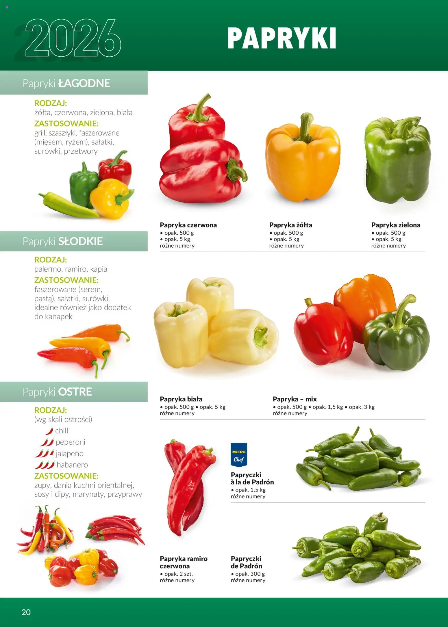 Makro Gazetka - Ultra fresh od 01.03.2026 | Strona: 20 | Produkty: Papryka, Papryka czerwona, Przyprawy