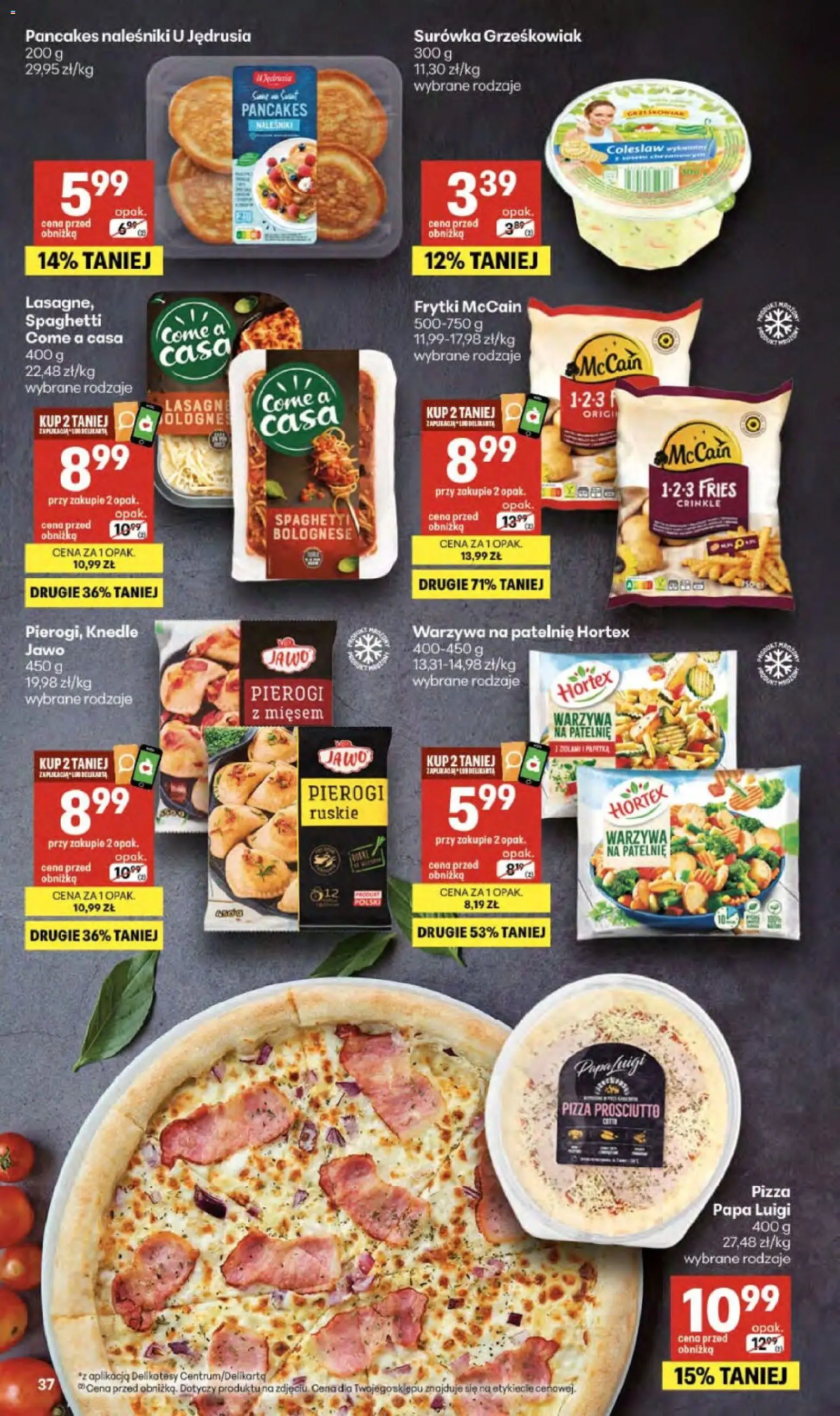 Delikatesy Centrum gazetka - Sklepy Własne od 03.06.2026 | Strona: 37 | Produkty: Pierogi, Lasagne, Delikatesy, Patelnie