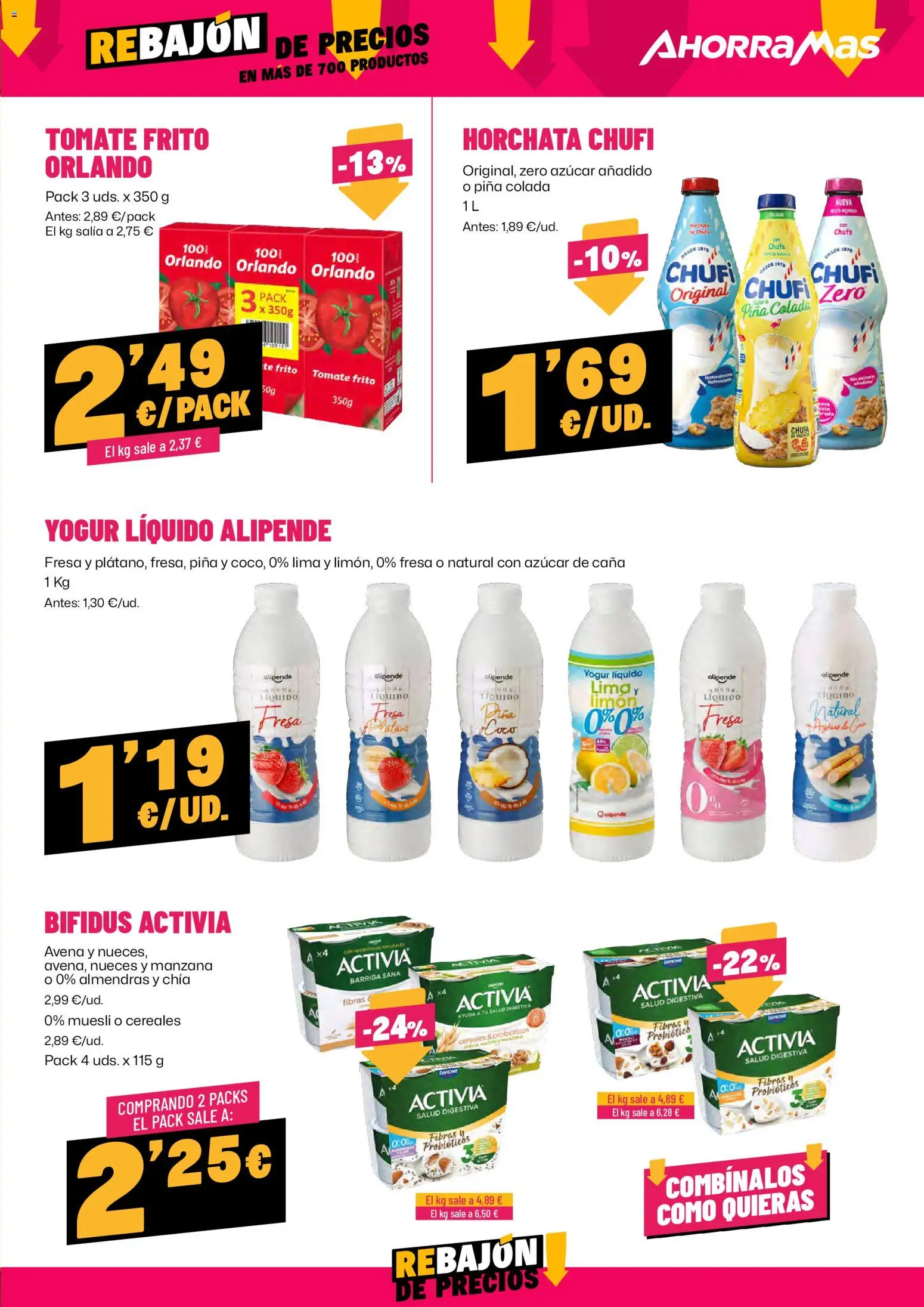AhorraMas folleto │ válido desde el 20/08/2026 | Página: 13 | Productos: Piña, Manzana, Probióticos, Azúcar