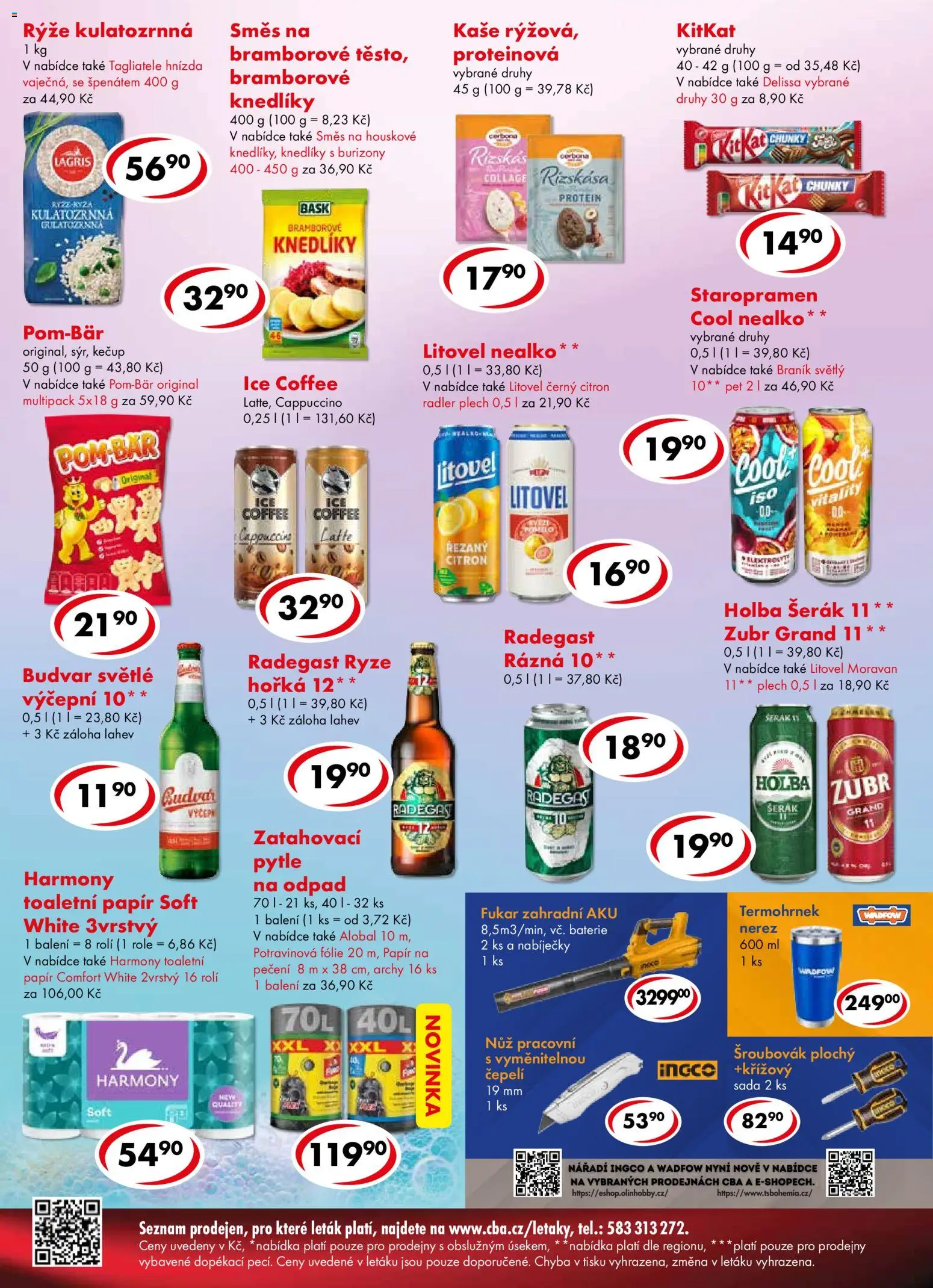 CBA leták - Premium od 09.09.2026 | Strana: 4 | Produkty: Toaletní papír, Šerák, Nářadí, Alobal