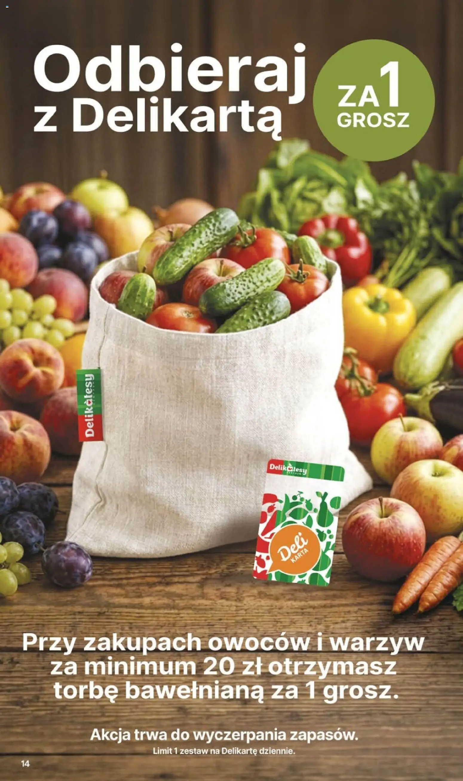 Delikatesy Centrum gazetka - Sklepy Własne od 05.11.2026 | Strona: 14 | Produkty: Karta, Delikatesy