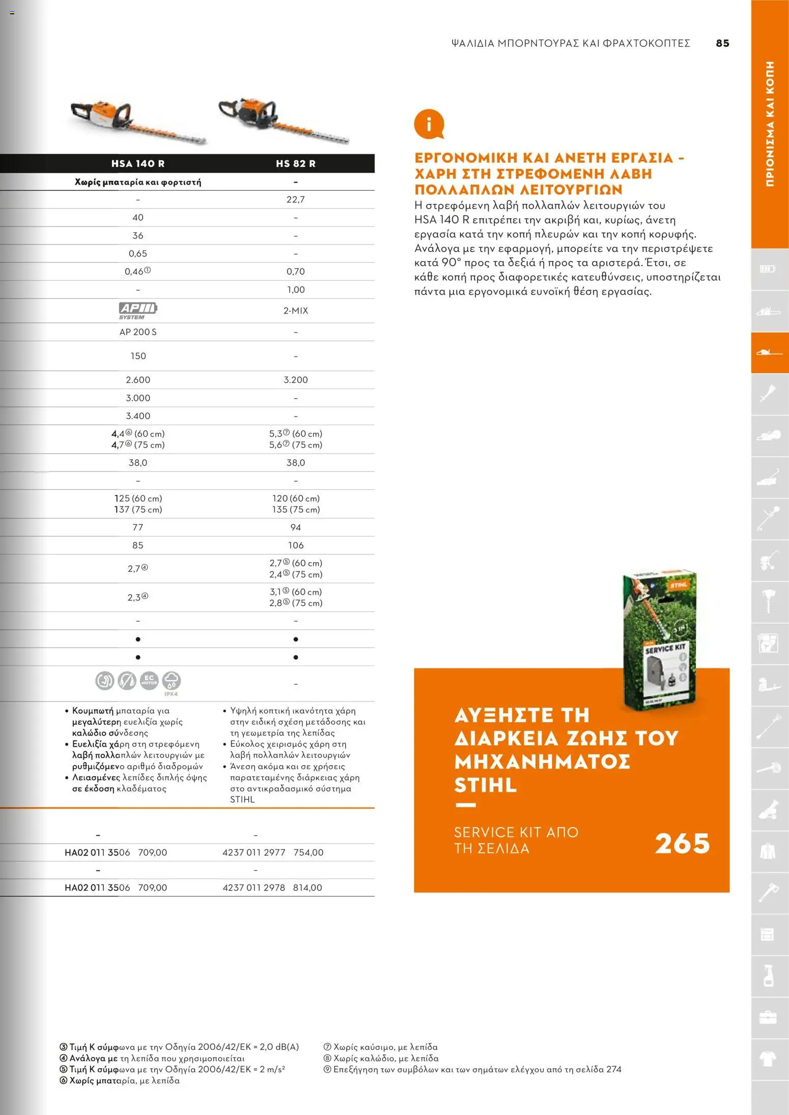 Stihl - Κατάλογος – σε ισχύ από 01/02/2026 | Σελίδα: 86