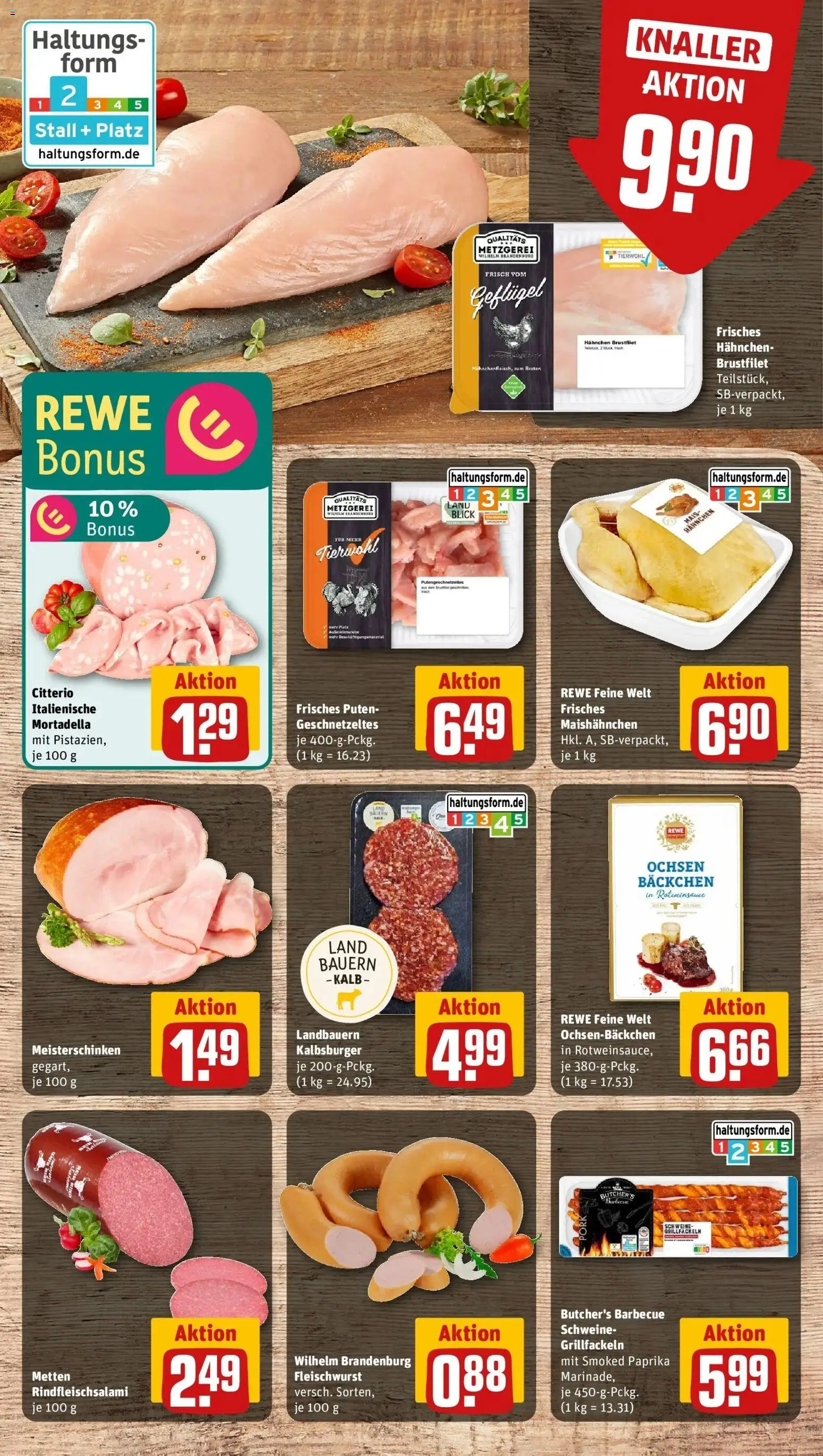 Rewe Prospekt Friedrichshafen – gültig ab 17.05.2026 | Seite: 12 | Produkte: Grill, Burger, Paprika, Salami