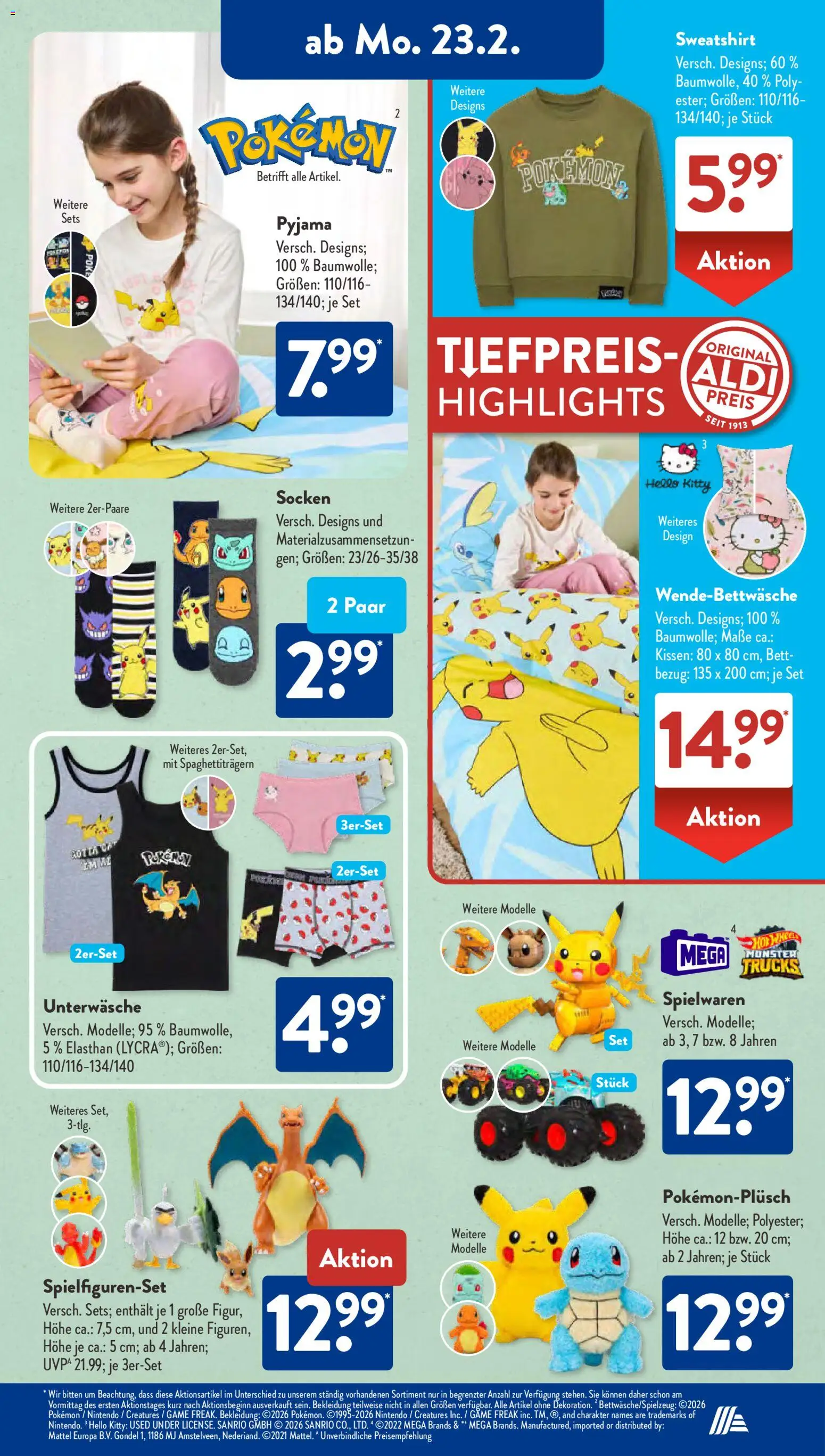 Aldi Süd Prospekt 	 – gültig ab 23.02.2026 | Seite: 11 | Produkte: Kamera, Kissen, Decke, Home creation