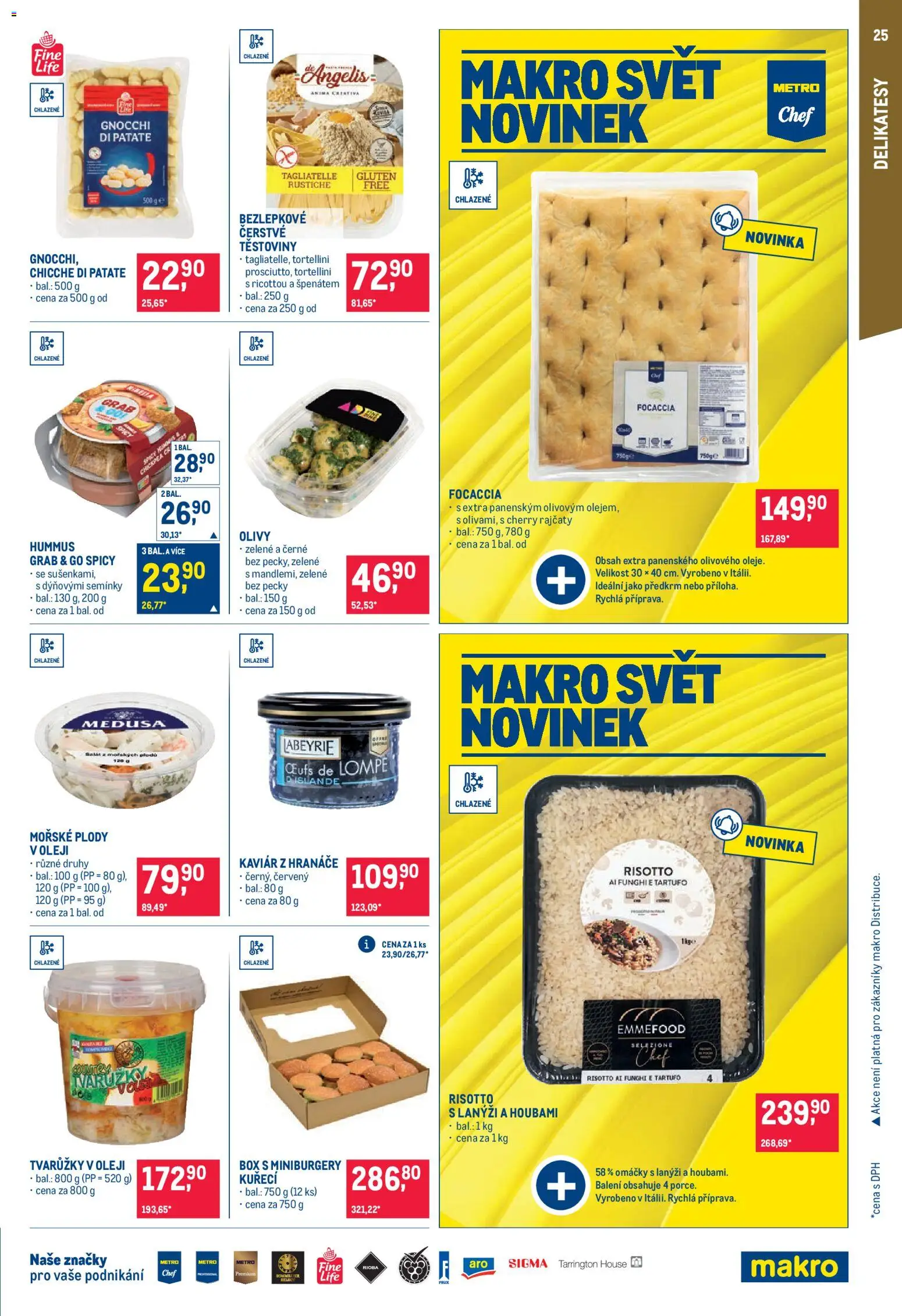 Makro leták - Pro milovníky jídla od 07.10.2026 | Strana: 25 | Produkty: Hummus, Tortellini, Salát, Olivy
