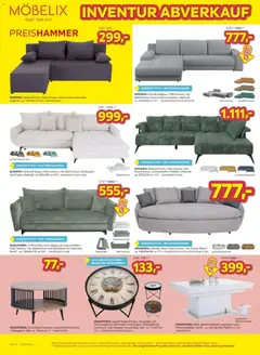 Möbelix Inventurabverkauf ab 15.09.2026 gültig | Seite: 2 | Produkte: Couchtisch