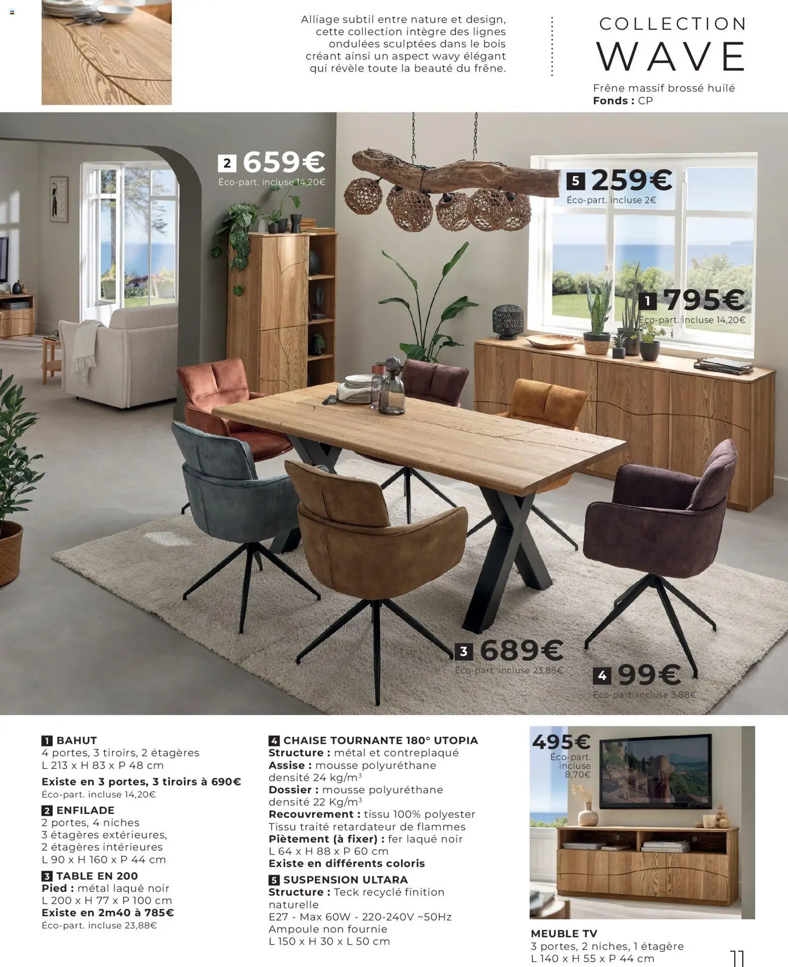 {H1} | Page: 11 | Produits: Mousse, Étagère, Laque, Table