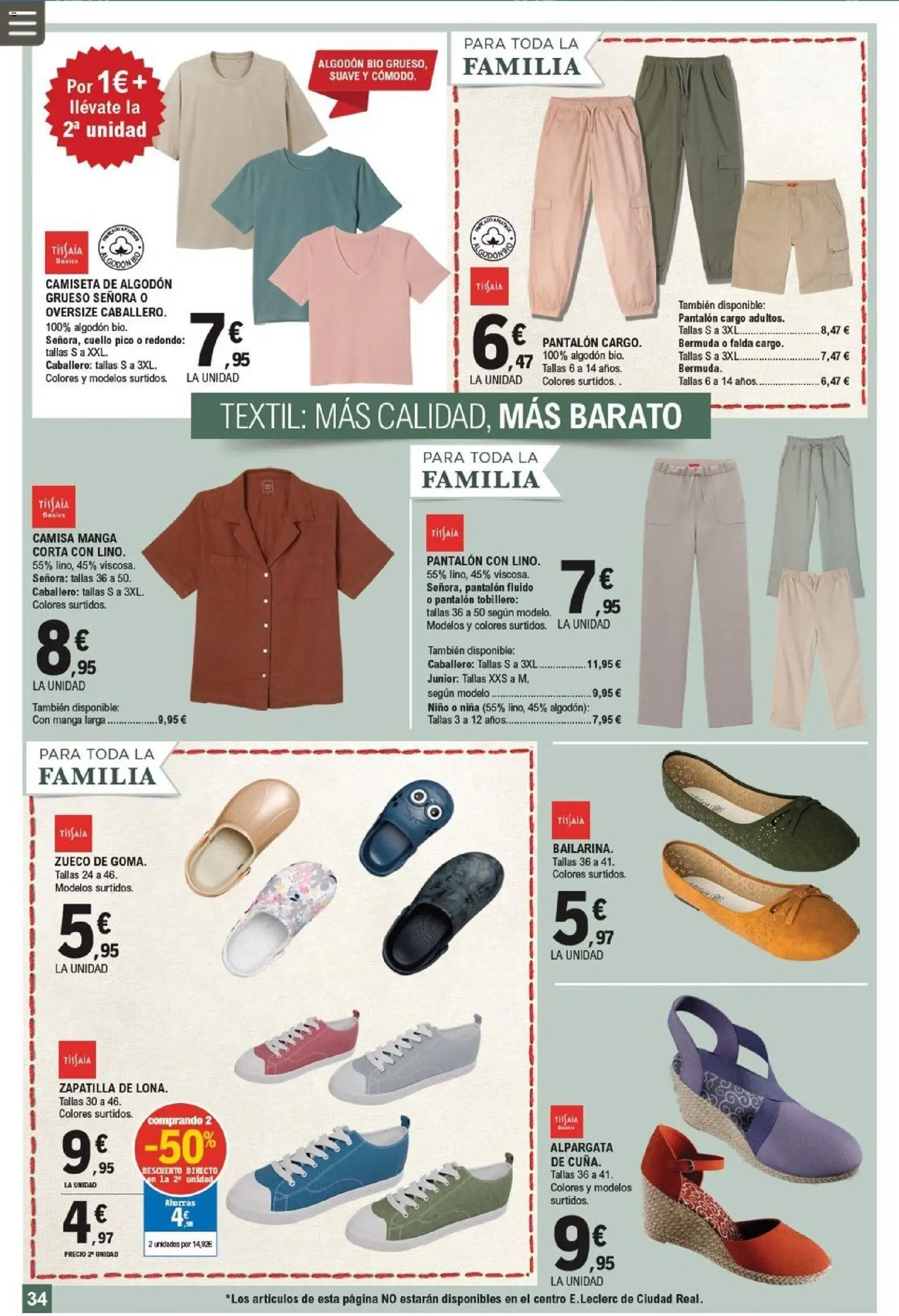 E.Leclerc folleto │ válido desde el 04.05.2026 | Página: 34 | Productos: Camisa