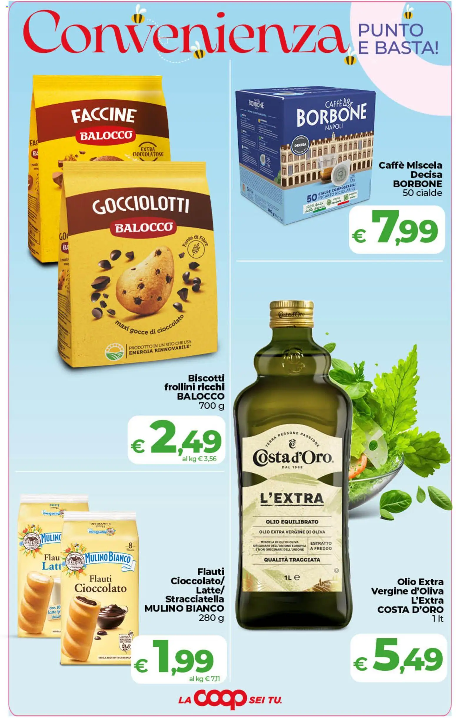 Volantino COOP del 29.05.2026 | Pagina: 2 | Prodotti: Cioccolato, Latte, Olio, Stracciatella