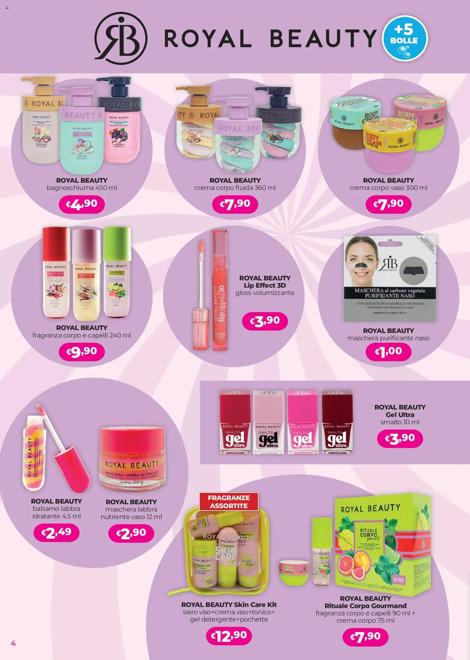 Volantino Acqua e Sapone del 03/08/2026 | Pagina: 4 | Prodotti: Maschera, Tonico, Vaso, Fragranza