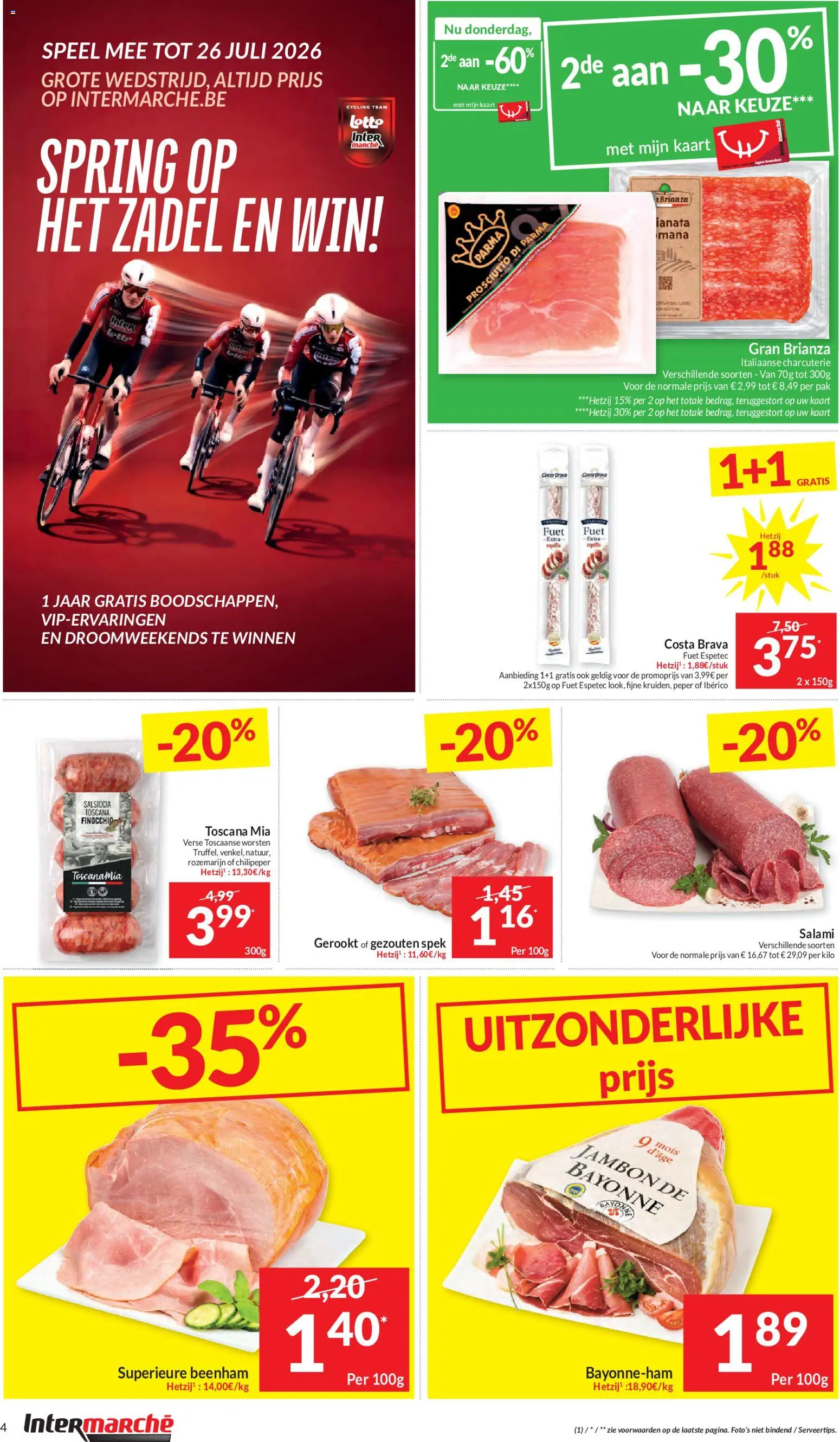 {H1} | Pagina: 4 | Producten: Peper, Kaart, Salami