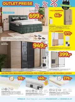 Möbelix Postenweise Outlet Preise ab 07.07.2026 gültig | Seite: 3 | Produkte: Kleiderschrank, Spiegel