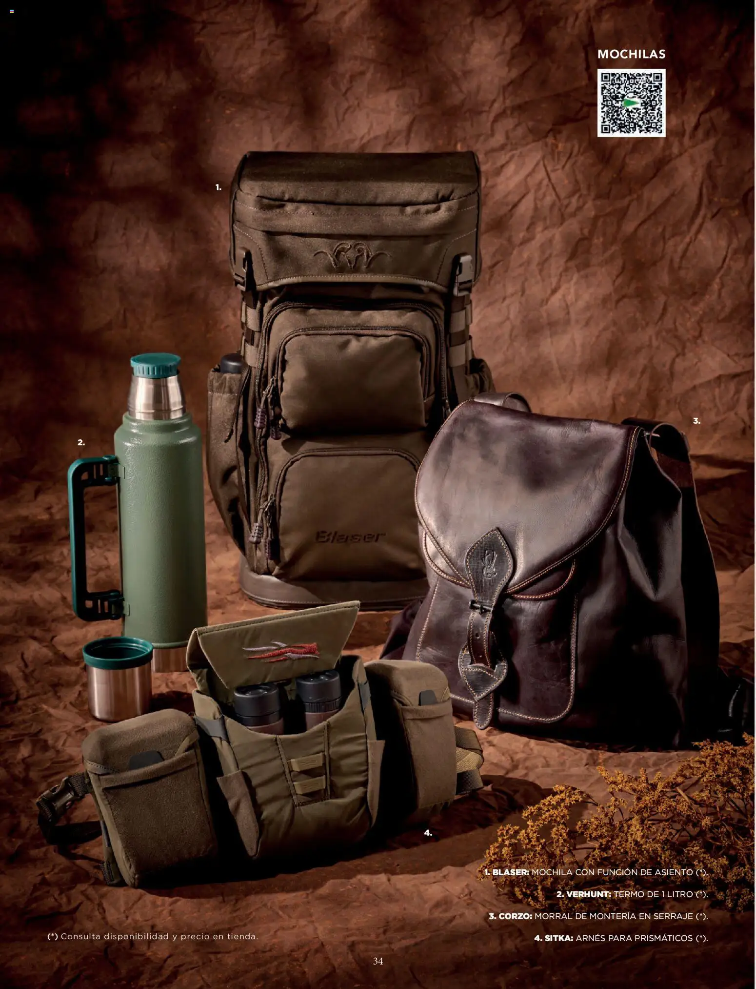 El Corte Inglés La Caza │ válido desde el 01/09/2026 | Página: 34 | Productos: Mochila