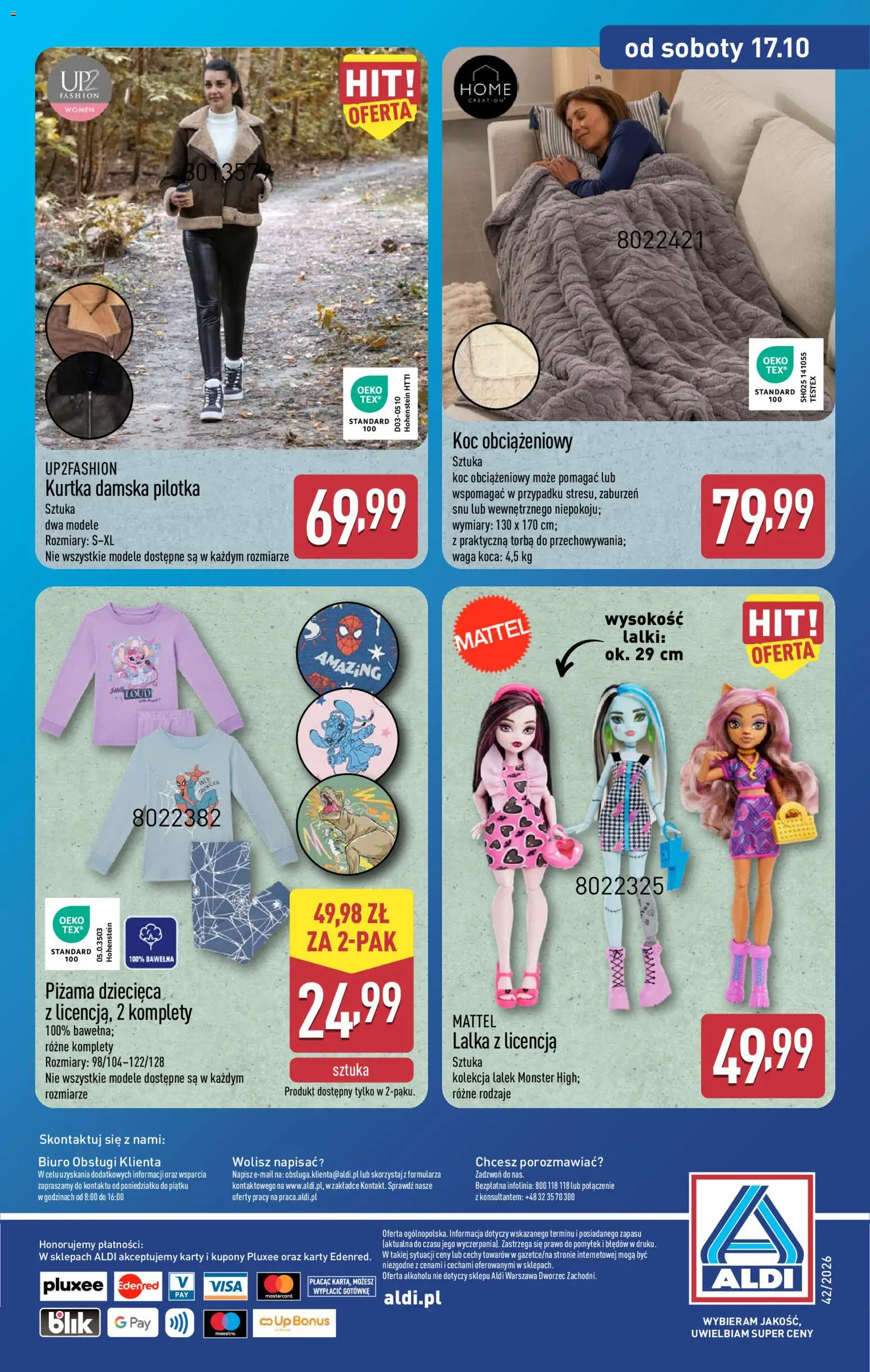 Aldi Polsko leták - Ostatnie sztuki w wybranych sklepach od 14.10.2026 | Strana: 16 | Produkty: Monster, Karty
