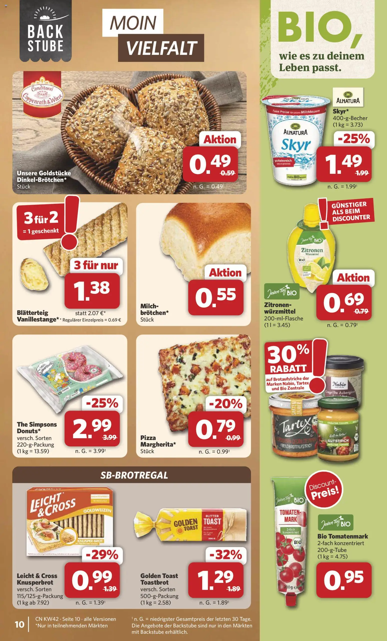 Combi Prospekt – gültig ab 12.10.2026 | Seite: 10 | Produkte: Toast, Toastbrot, Brot, Zitronen