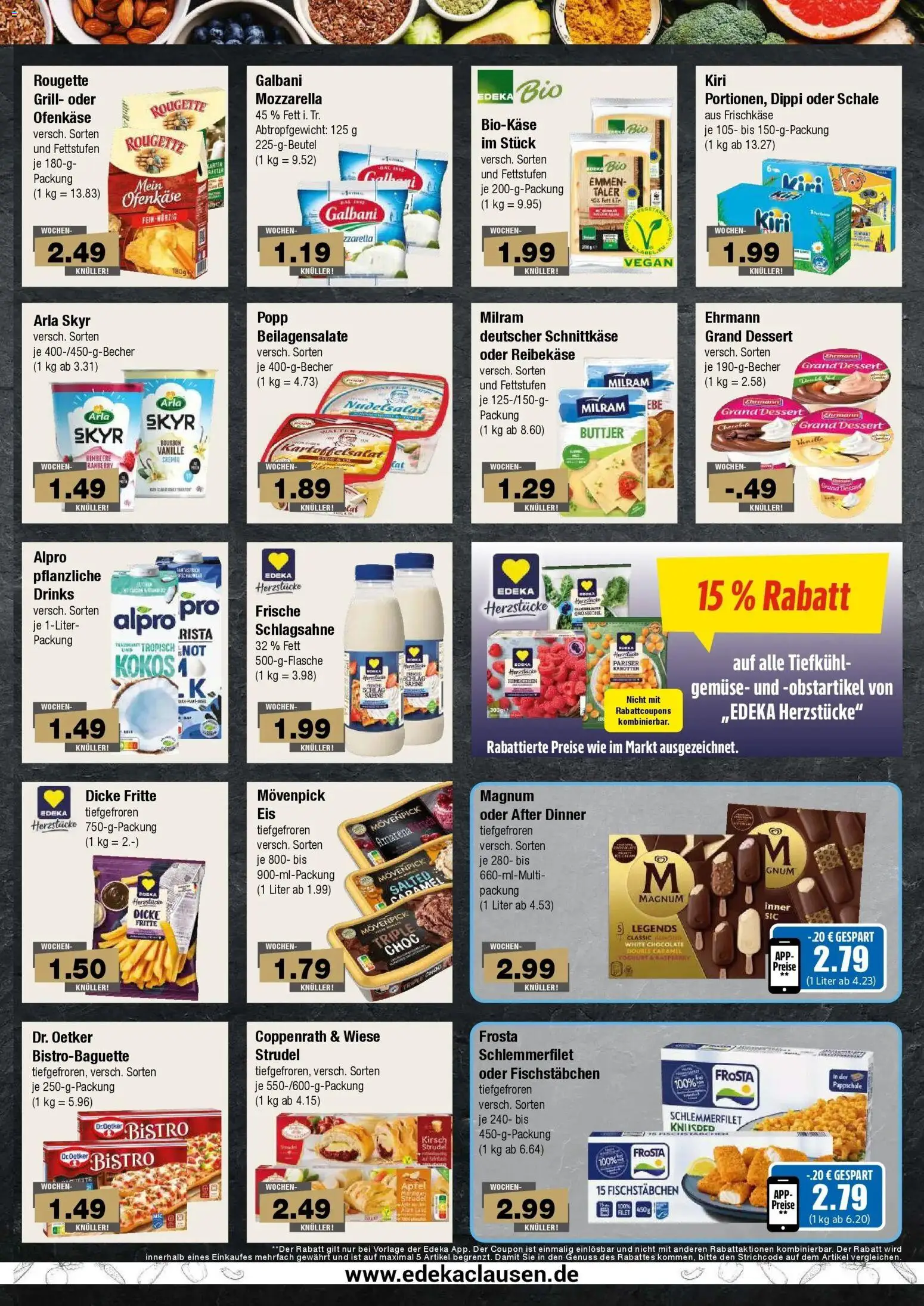Edeka Prospekt Hamburg (ab 14.09.2026) » Angebote Online | Seite: 5 | Produkte: Schlagsahne, Äpfel, Vanille, Milram
