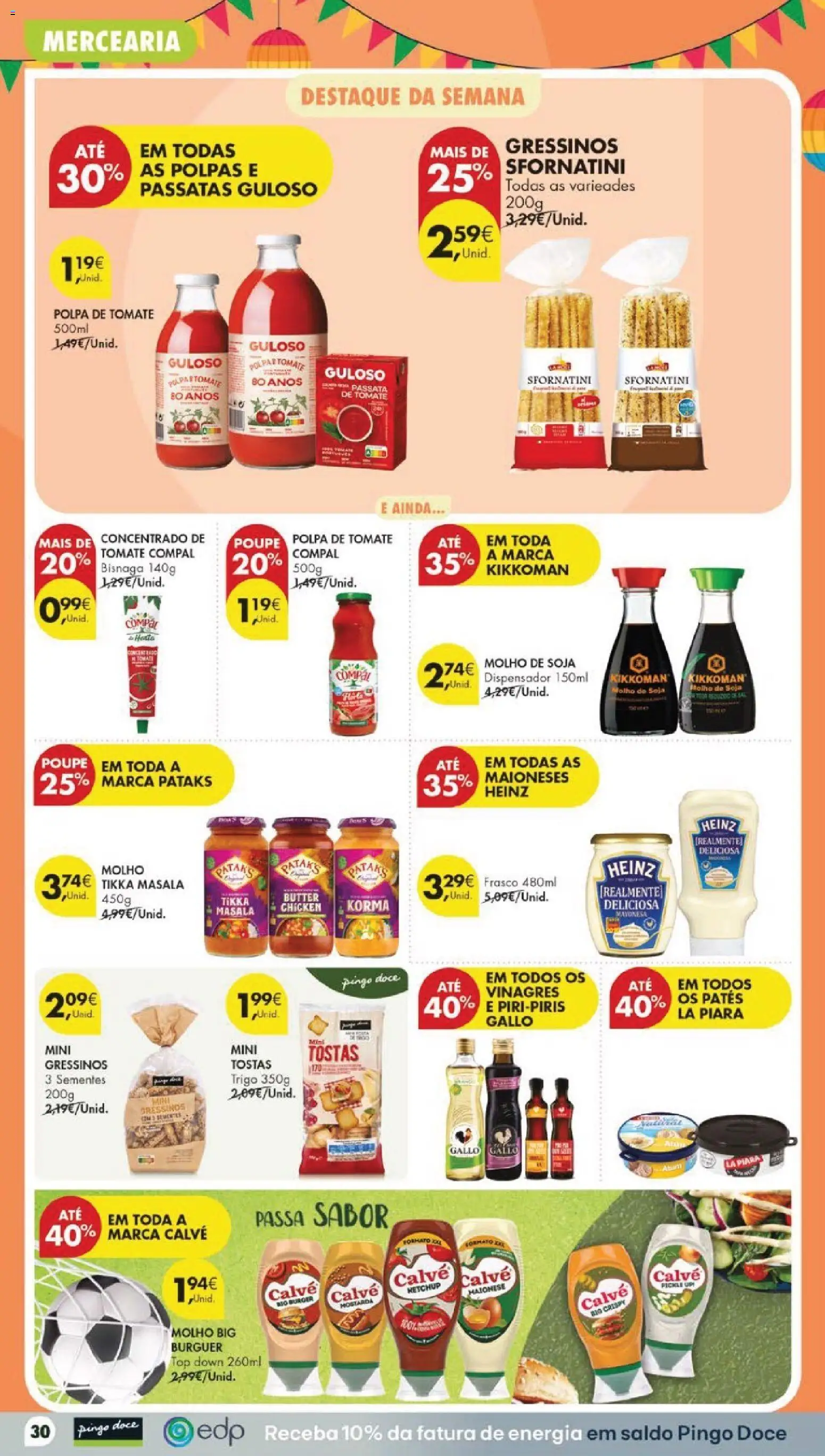 Pingo Doce folheto │ válido de 16.06.2026 | Página: 34 | Produtos: Soja, Top, Tomate, Ketchup