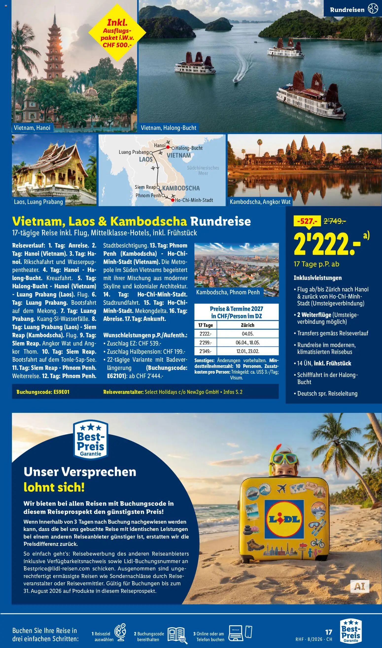 Lidl aktionen Reise-Highlights – gültig ab 29.07.2026 | Seite: 17 | Produkte: Telefon