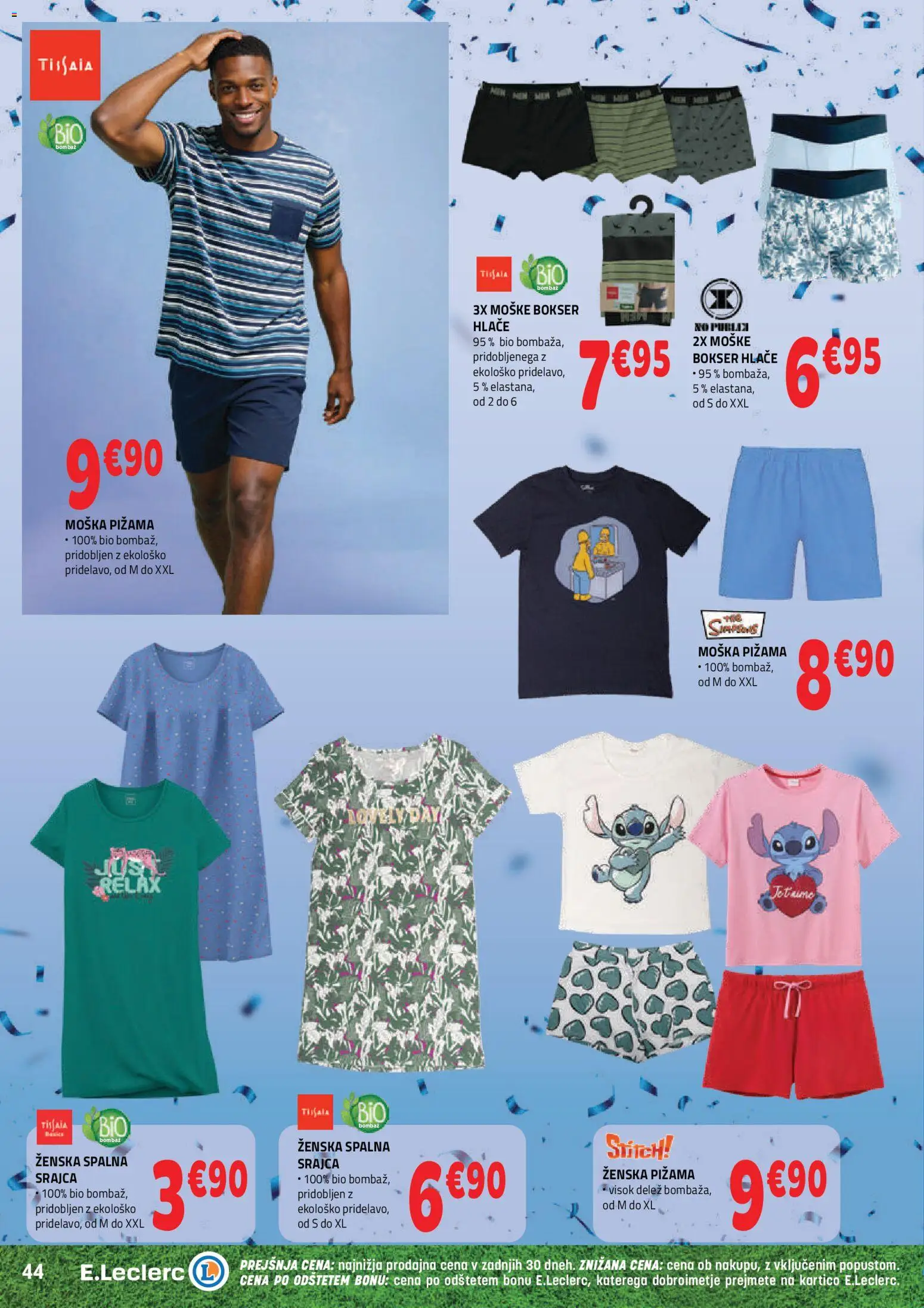 Novi E.leclerc katalog ponudbe – veljaven od 03.06.2026 | Stran: 4 | Izdelki: Srajca, Pižama, Hlace