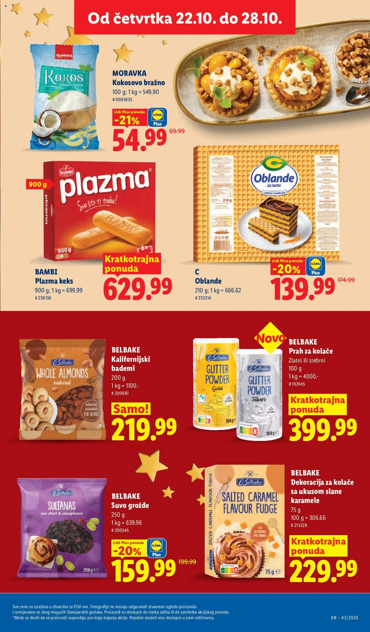 Lidl katalog - važi od 22.10.2026 | Strana: 51 | Proizvode: Sto, Plazma, Kokos, Brašno