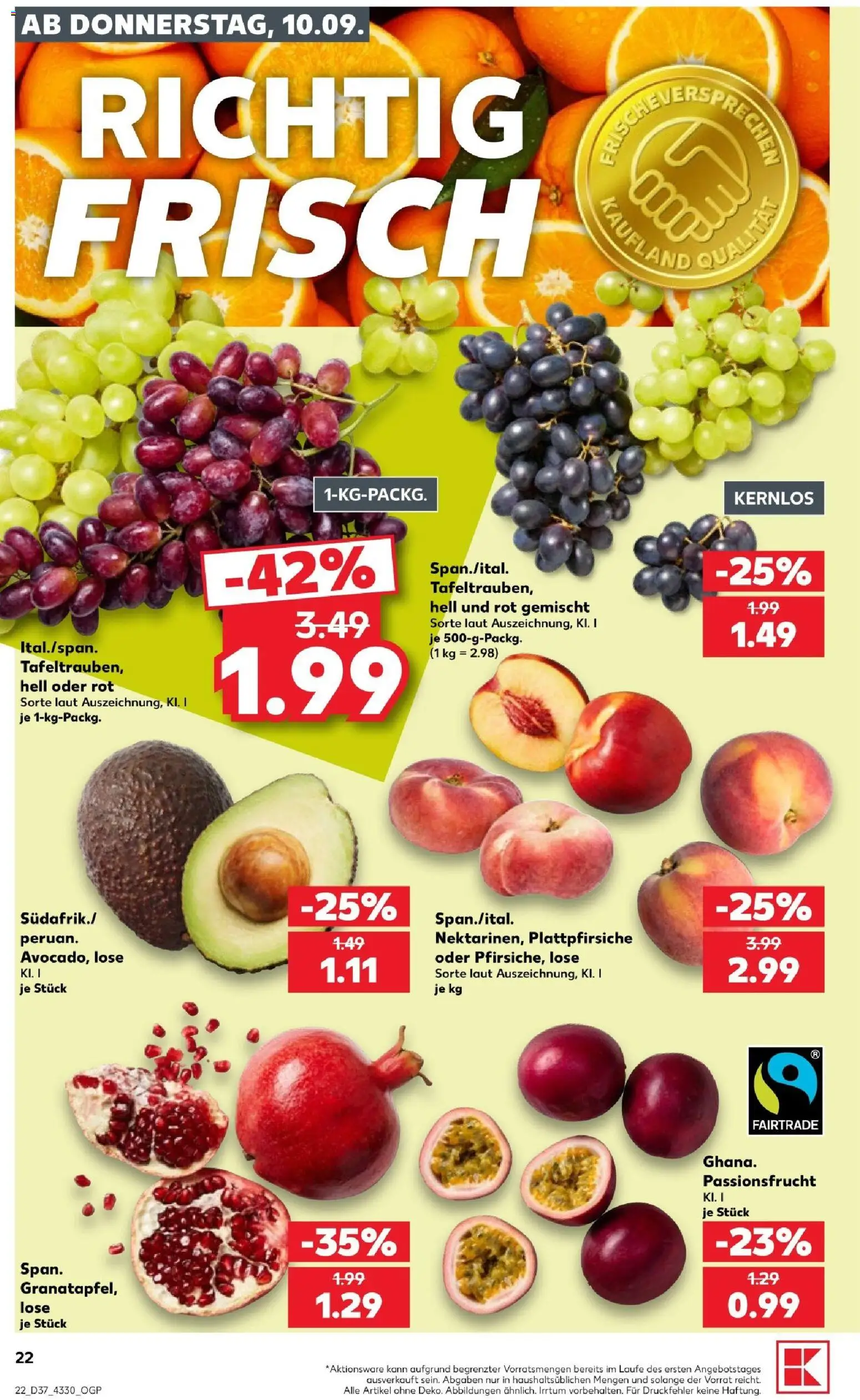 Kaufland Prospekt – gültig ab 10.09.2026 | Seite: 22