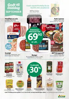 Forhåndsvisning av Joker kundeavis gyldig fra 21/09/2026 | Side: 15 | Produkter: Bearnaisesaus, Pastasaus, Basmatiris, Scampi