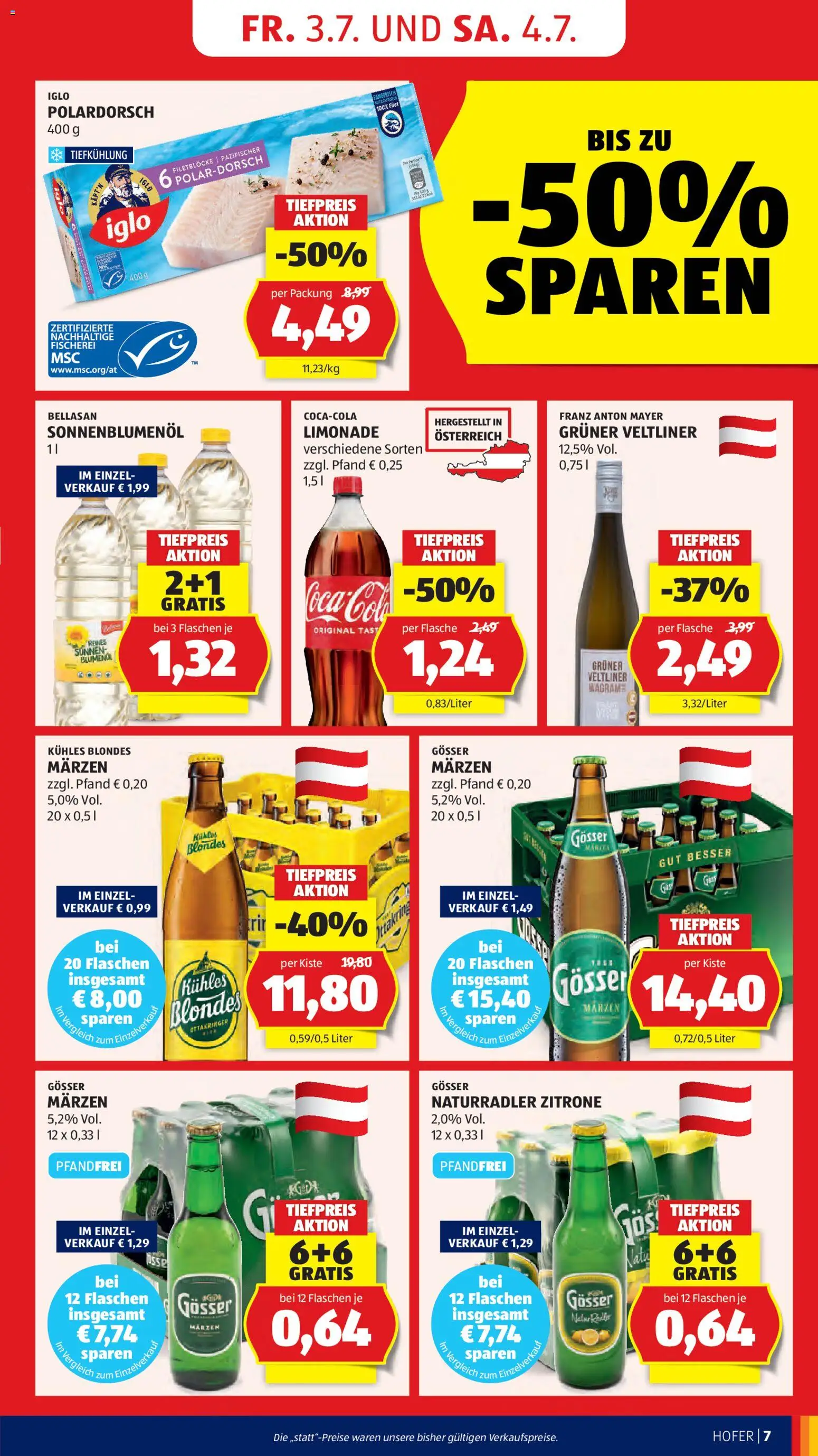 Sparen Sie mit dem | Hofer Flugblatt ab 03.07.2026 ✳️ Angebote | Österreich
