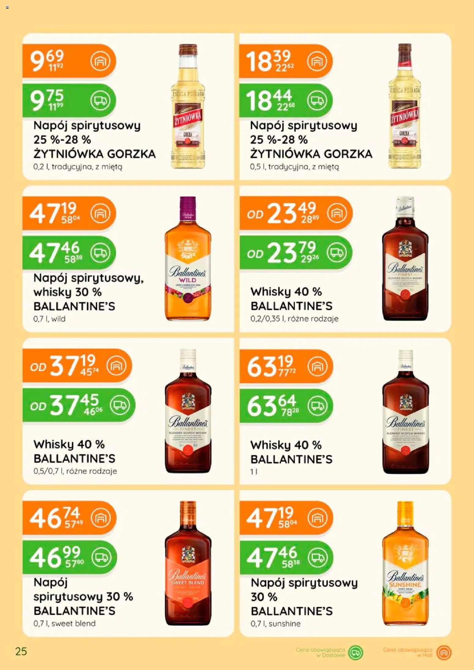 Eurocash gazetka - Katalog Alkoholowy od 01.08.2026 | Strona: 25 | Produkty: Mięta, Whisky