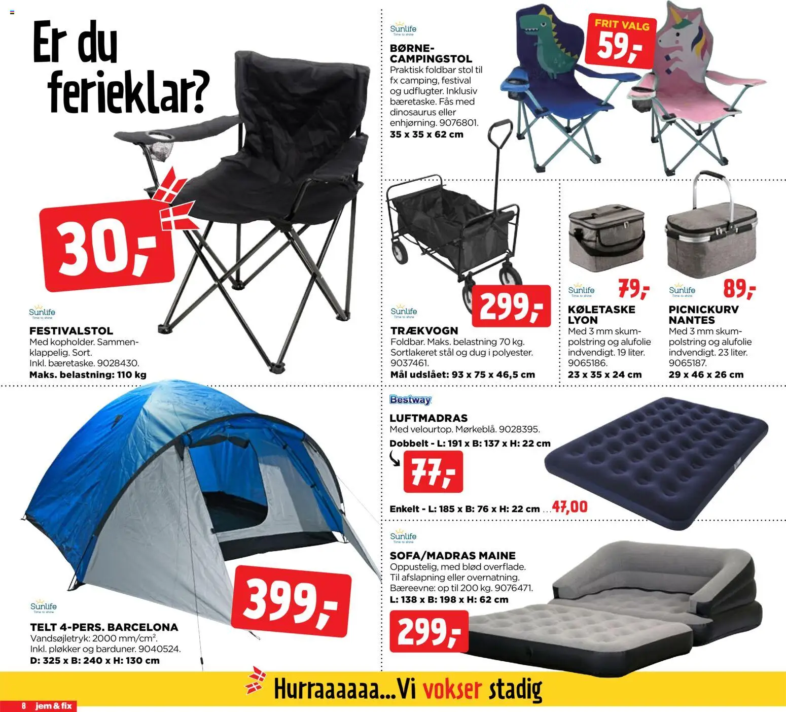 Jem & fix tilbudsavis – gyldig fra 14.06.2026 | Side: 8 | Produkter: Stol, Is
